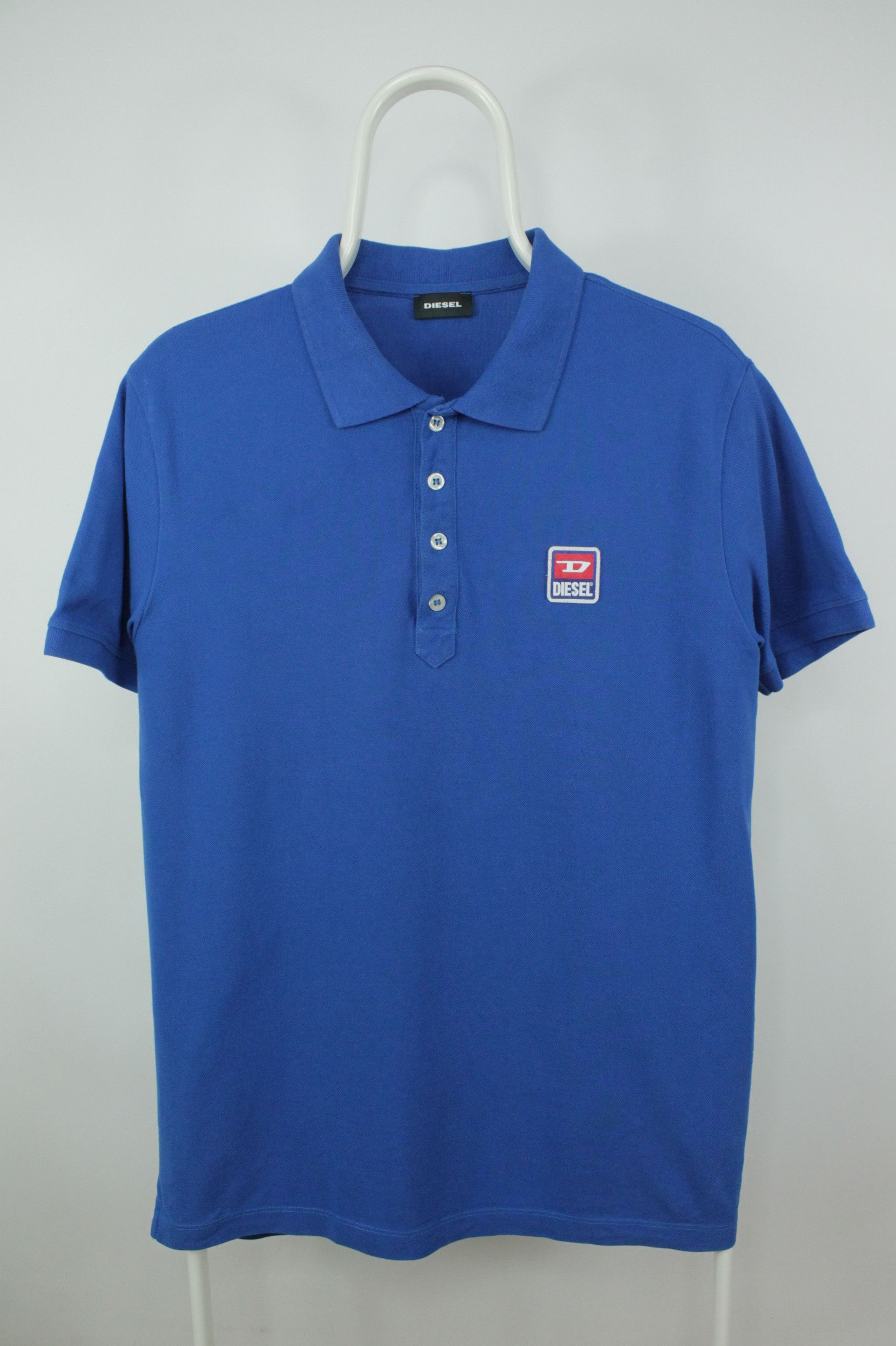 Diesel Diesel T-Kal-Patch Slim FIt Blue Polo Shirt Size US L / EU 52-54 / 3 - 2 Thumbnail