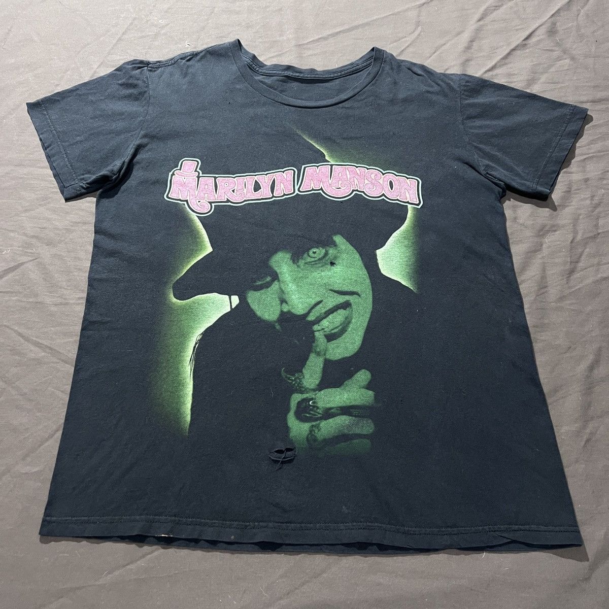 Band Tees 2015 Marilyn Manson Smells Like Children Promo Tee L Faded Size US L / EU 52-54 / 3 - 2 Thumbnail