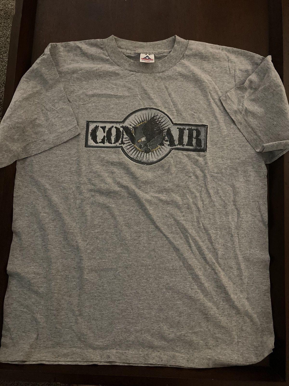 Vintage Con Air 97 90s Conair Vintage Movie T-Shirt Promo Logo Size US XL / EU 56 / 4 - 1 Preview