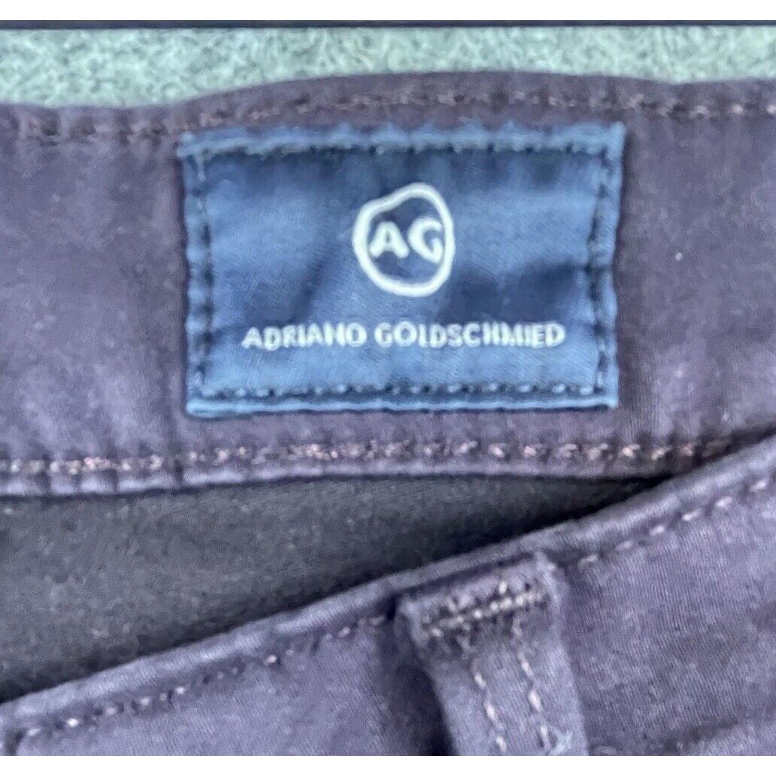 AG Adriano Goldschmied Adriano Goldschmied Jeans 28 Purple Prima Mid Rise Cigarette Size 28" / US 6 / IT 42 - 8 Thumbnail