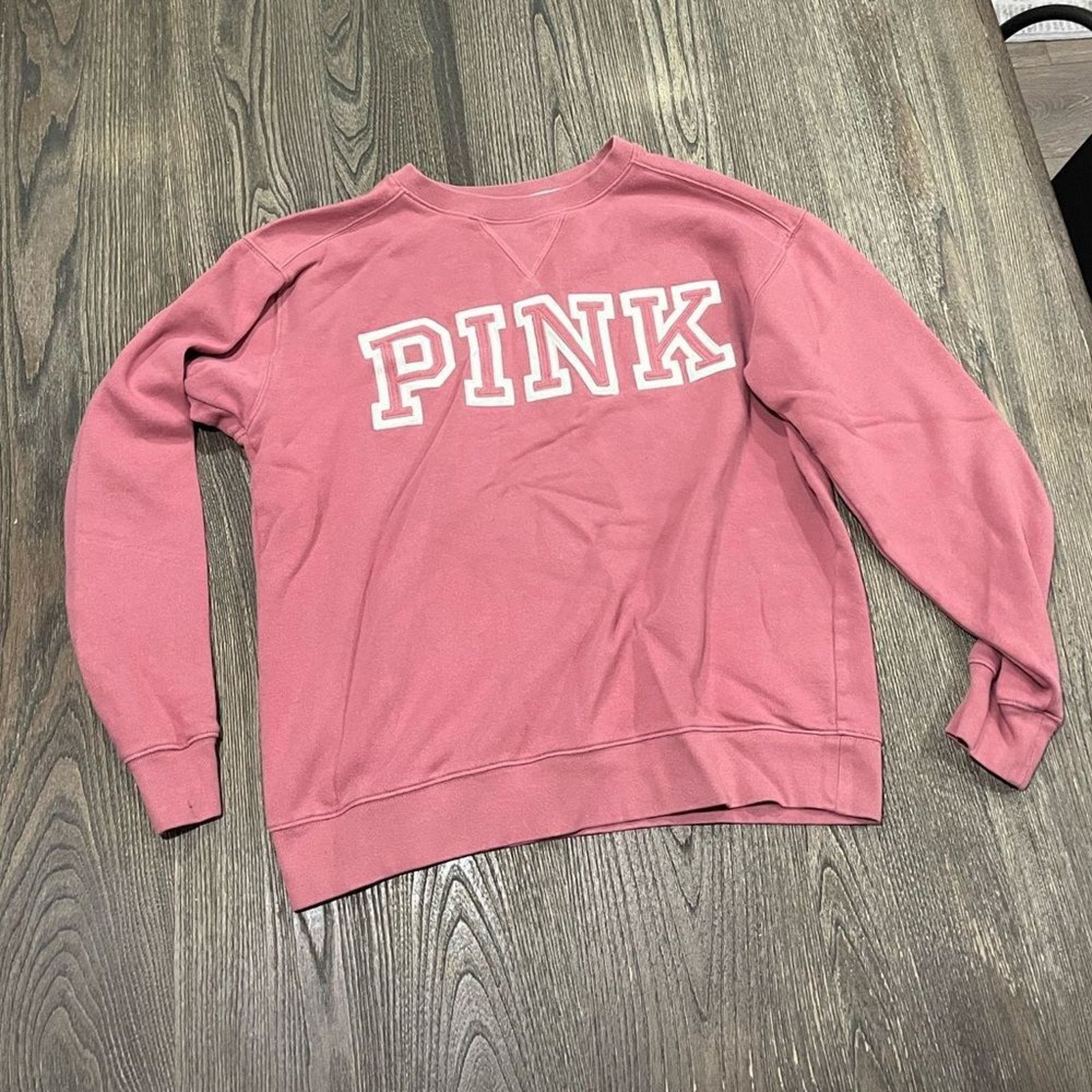 Victoria's Secret Pink Victoria's Secret Sweatshirt Logo Print Long Sleeve Size S / US 4 / IT 40 - 3 Thumbnail
