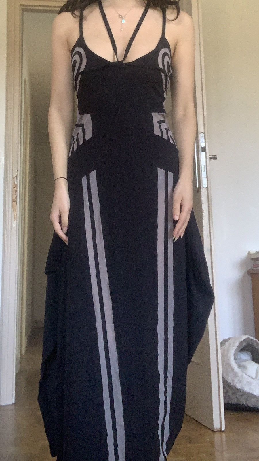 asymétrique maxi dress