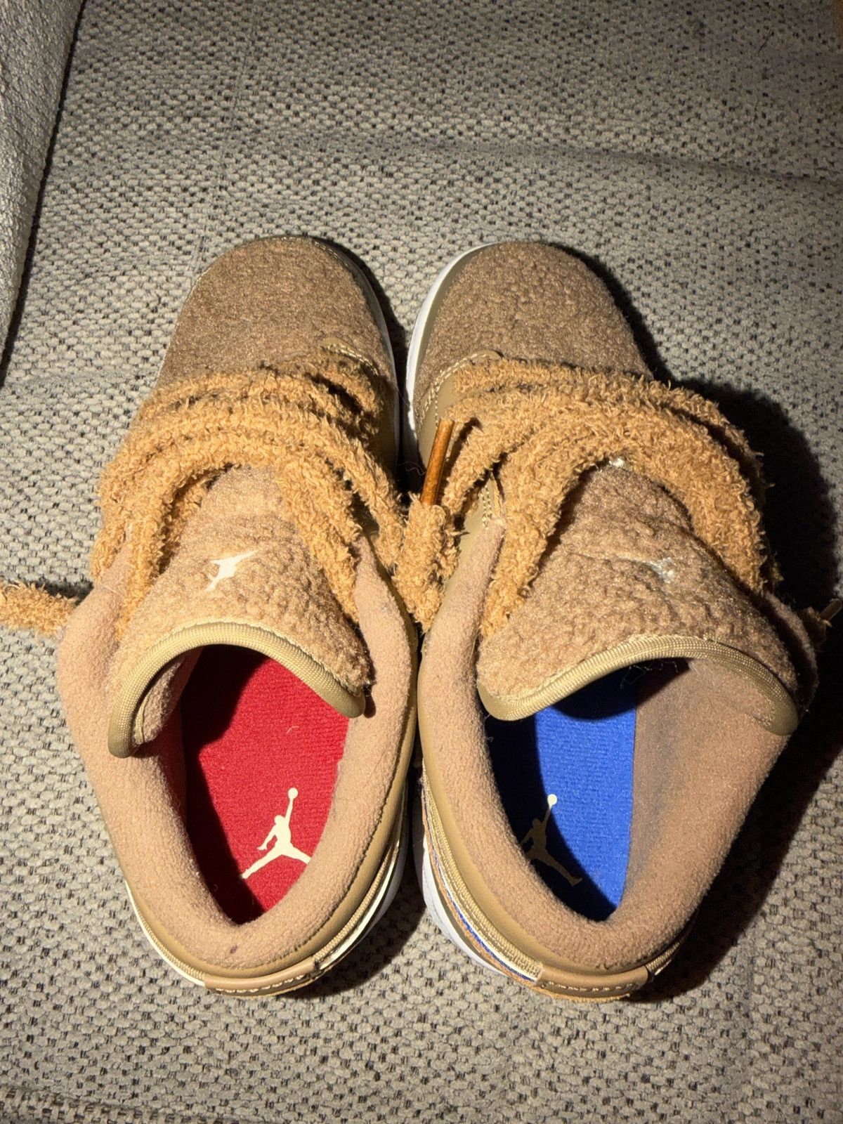 Jordan Brand Air Jordan 1 Low GS ‘Teddy Bear’ - Size 4.5Y - Used Size US 4.5 / IT 34.5 - 3 Thumbnail