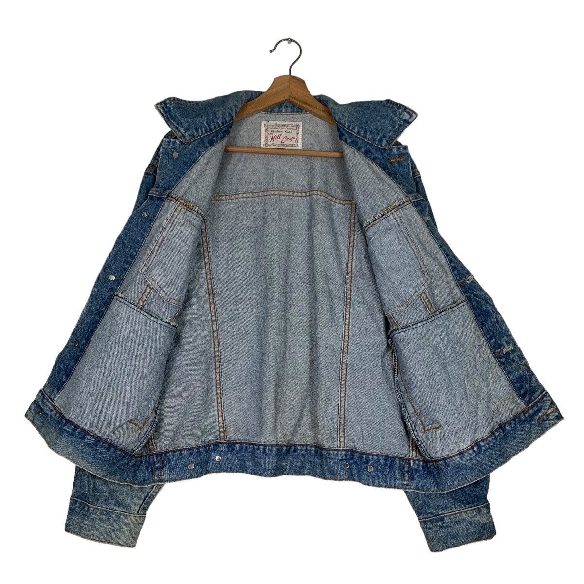 Japanese Brand HILL CROP Western Wear Denim Jacket #0859-C38 Size US M / EU 48-50 / 2 - 11 Thumbnail