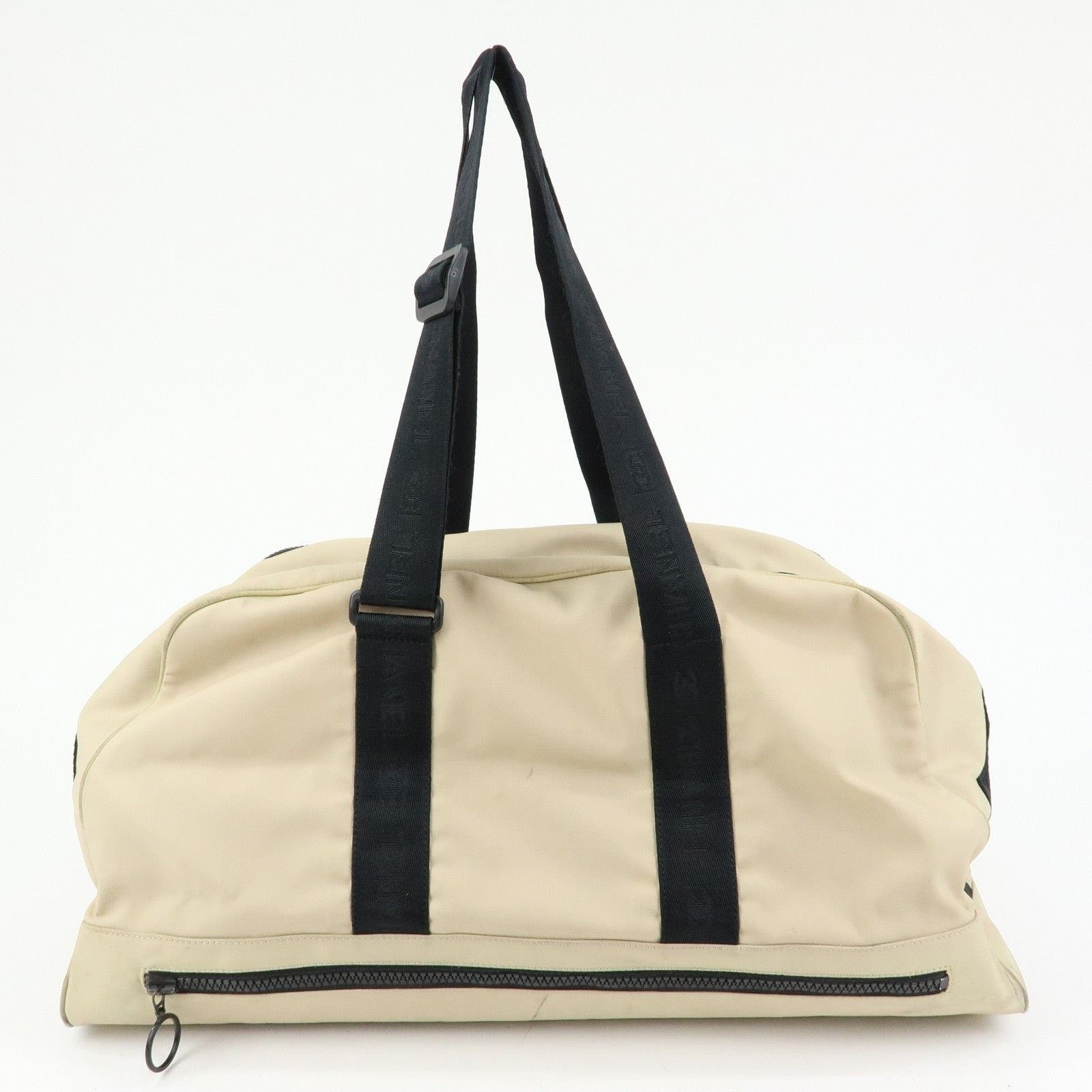 Chanel Chanel Sports Nylon Boston Duffle Bag Beige Size ONE SIZE - 2 Thumbnail