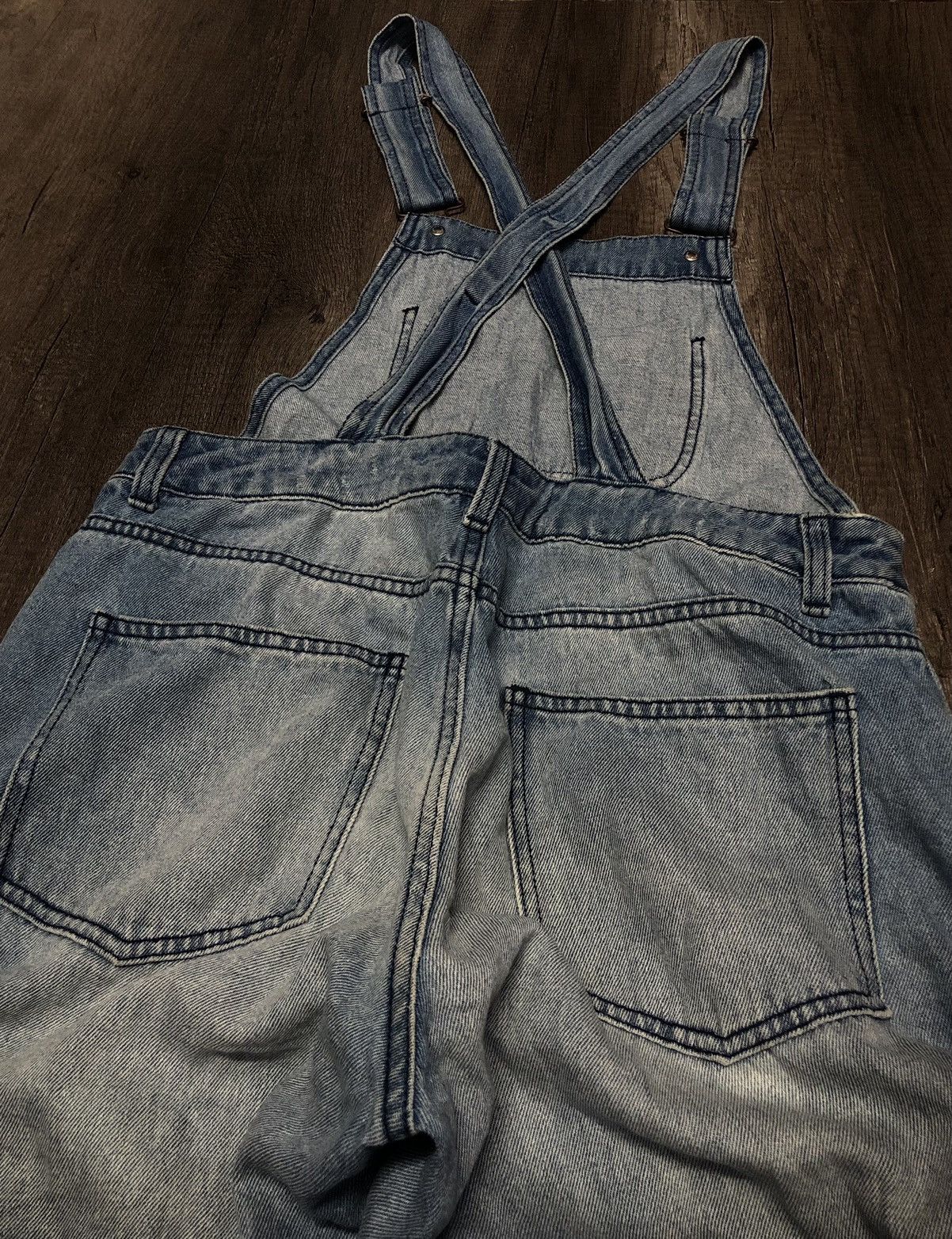 GU × Japanese Brand GU OVERALL DISTRESSED DENIM UNISEX Size US 32 / EU 48 - 11 Thumbnail
