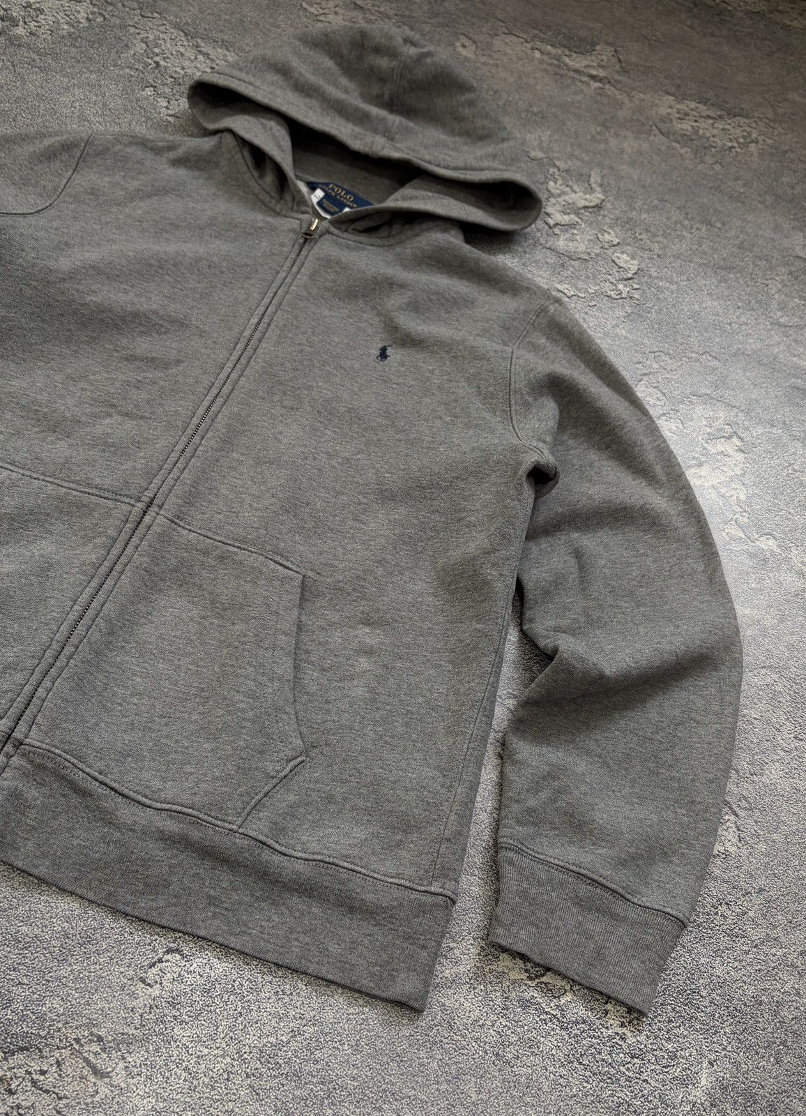 Polo Ralph Lauren Polo Ralph Lauren Grey Heather Pony Logo Zip Up Hoodie L Size US S / EU 44-46 / 1 - 8 Thumbnail