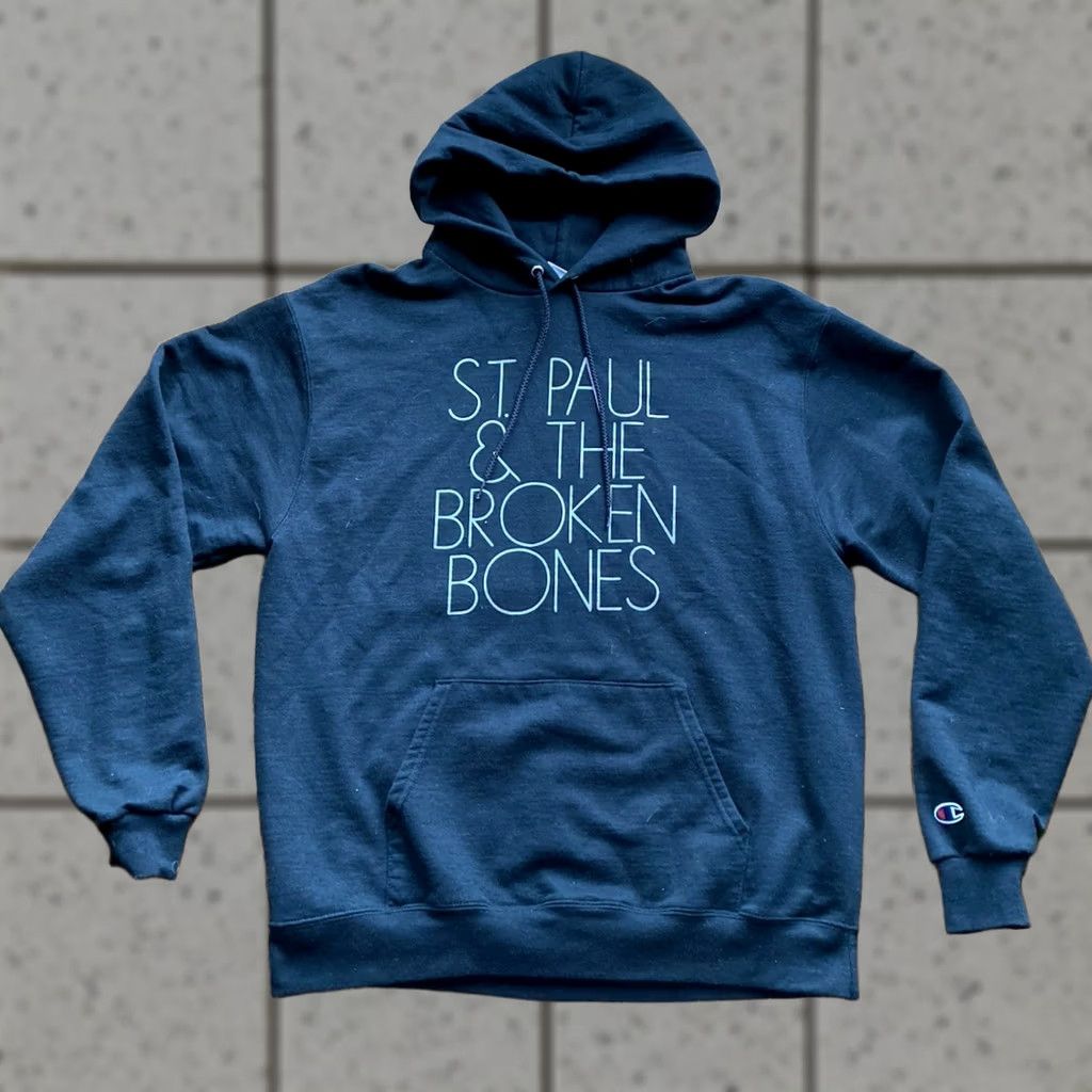 Champion St. Paul & The Broken Bones Sweatshirt Hoodie Champion Size L Black Concert Merch Pullover Hooded Men Mens Regular Large Size US L / EU 52-54 / 3 - 1 Thumbnail