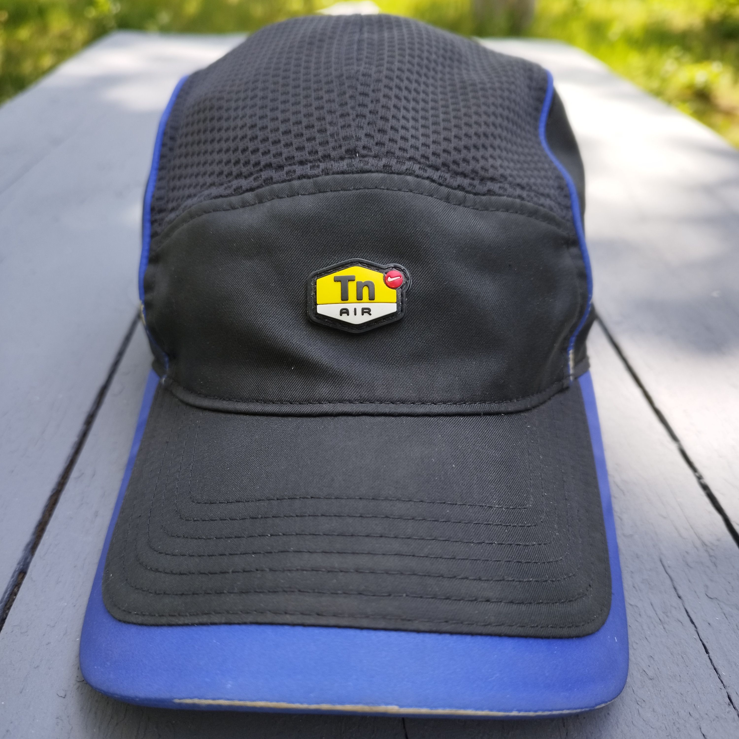Nike Nike TN Air Max Cap Hat Mesh Tuned Air Black Blue Y2K Size ONE SIZE - 2 Thumbnail