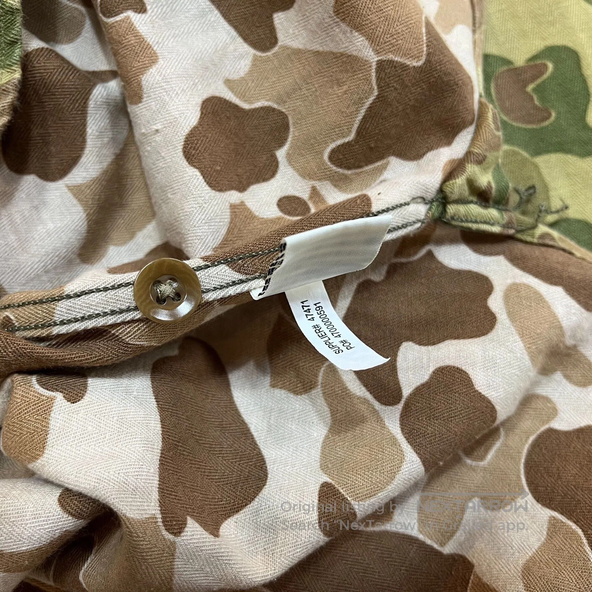 RRL Ralph Lauren RRL Limited Camouflage Shirt. Size US S / EU 44-46 / 1 - 4 Thumbnail