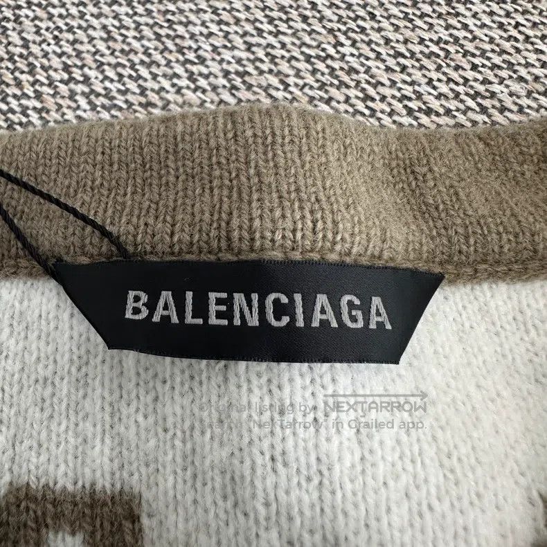 Balenciaga Balenciaga Patchwork logo letter round neck long-sleeve pu Size US XS / EU 42 / 0 - 3 Thumbnail