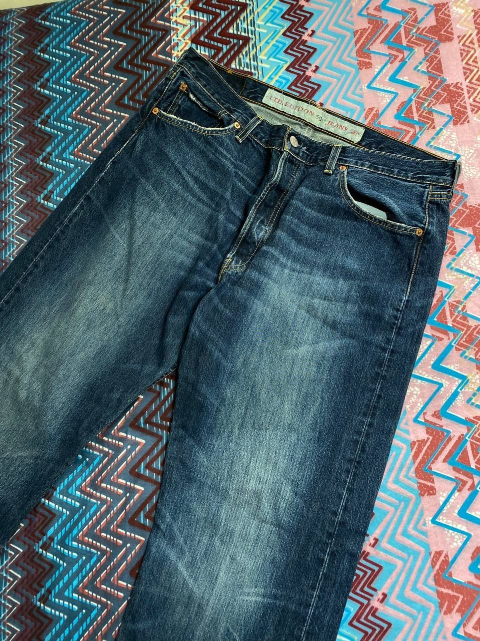 Levi's Levi's jeans 501 W38 vintage crazy Y2K streetwear Size US 38 / EU 54 - 8 Thumbnail