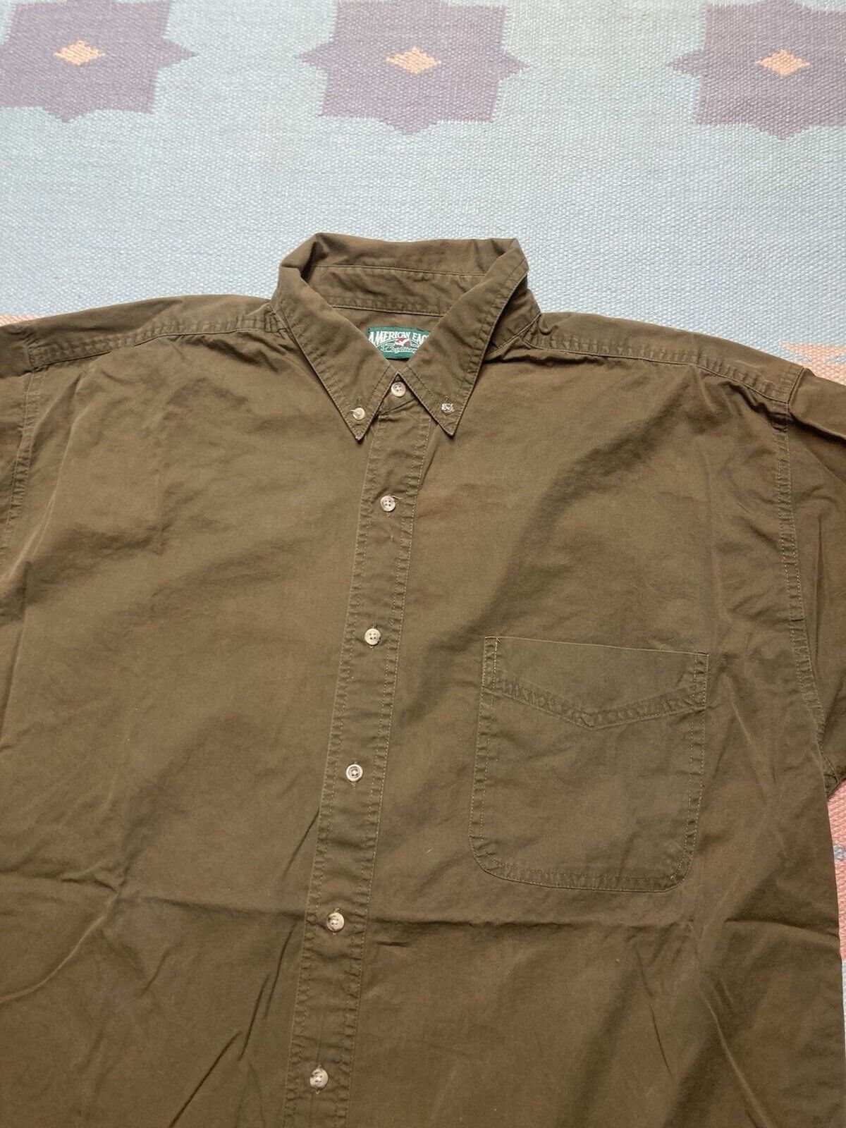 American Eagle Outfitters American eagle button shirt safari military light cotton XL Size US XL / EU 56 / 4 - 2 Thumbnail