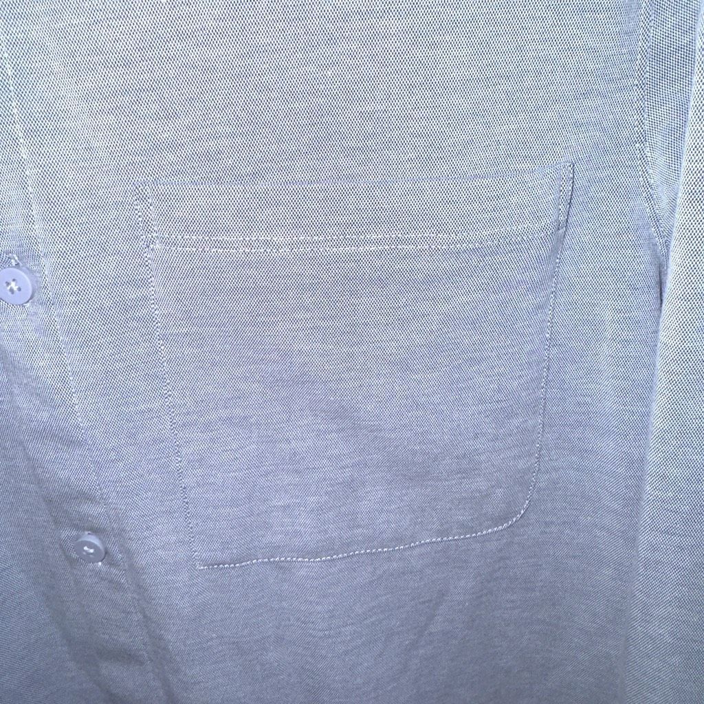 Lululemon Blue Lululemon Commission Pocketed Long-Sleeve Button Up Shi Size US L / EU 52-54 / 3 - 3 Thumbnail