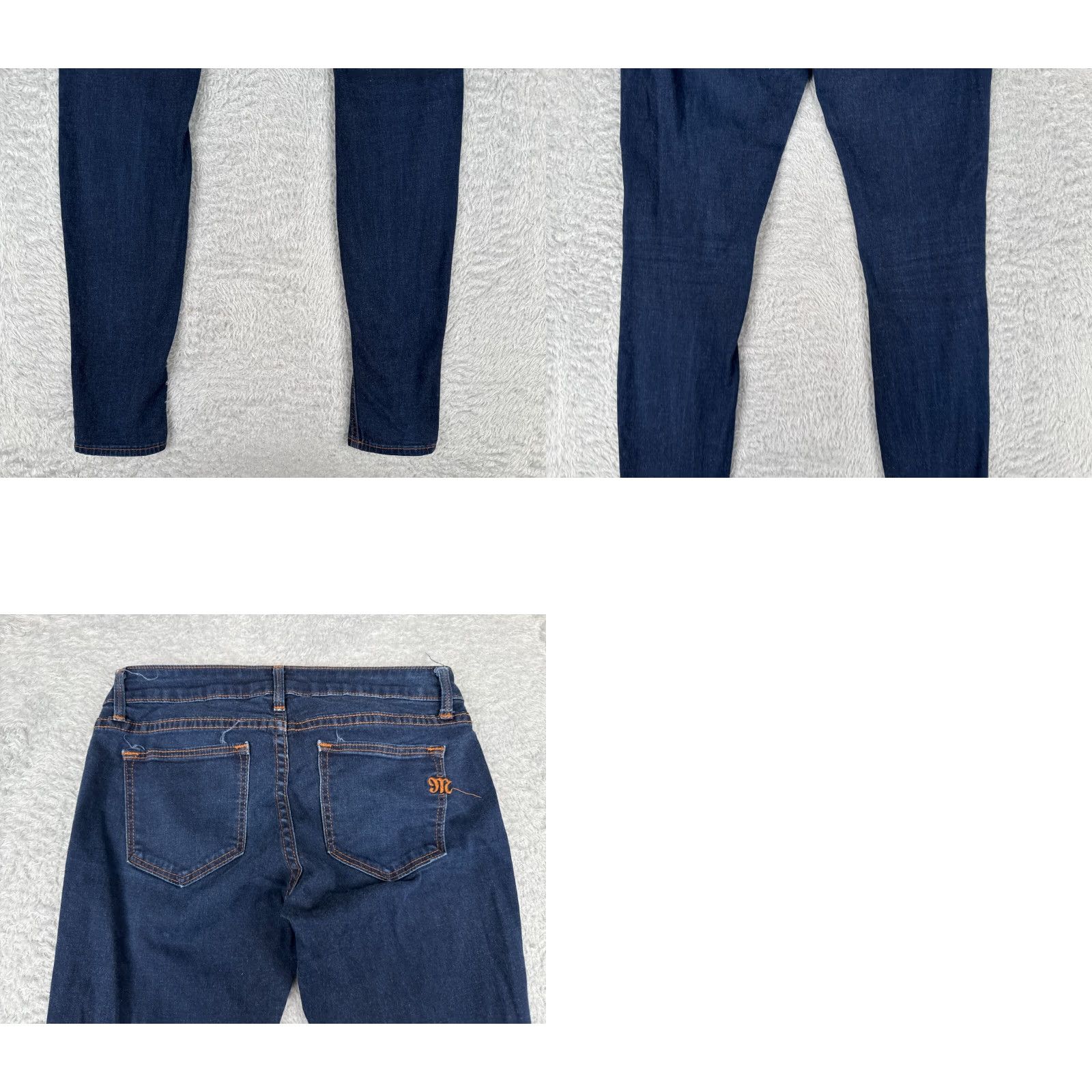 Miss Me Miss Me Jeans Women 27 Blue Denim Ashley Low Rise Jegging Dark Wash Cotton 27x30 Size 27" / US 4 / IT 40 - 10 Thumbnail