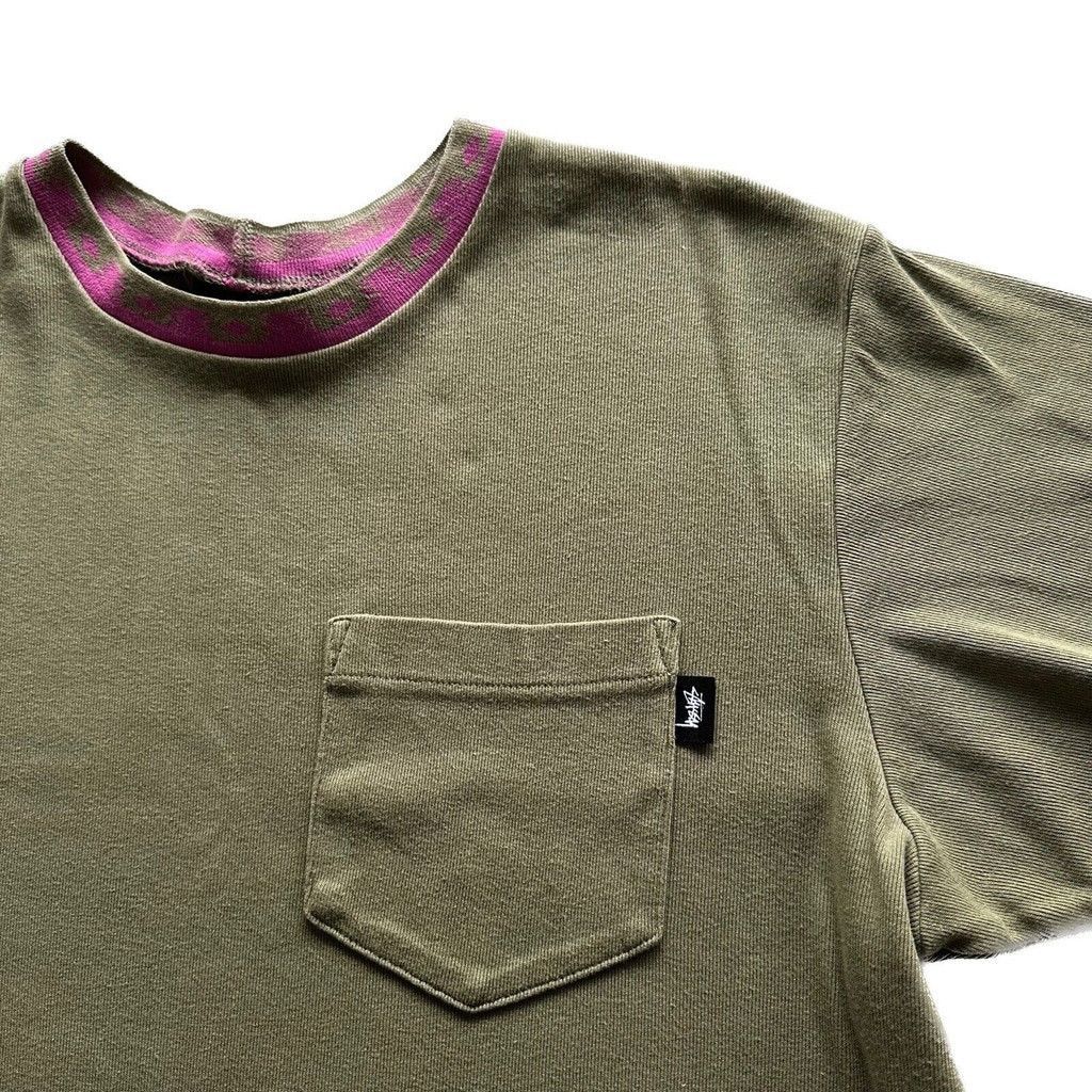 Stussy Stussy Y2K Ringer Crew TShirt Dress Aztec Green Hippie Small Size S / US 4 / IT 40 - 5 Thumbnail