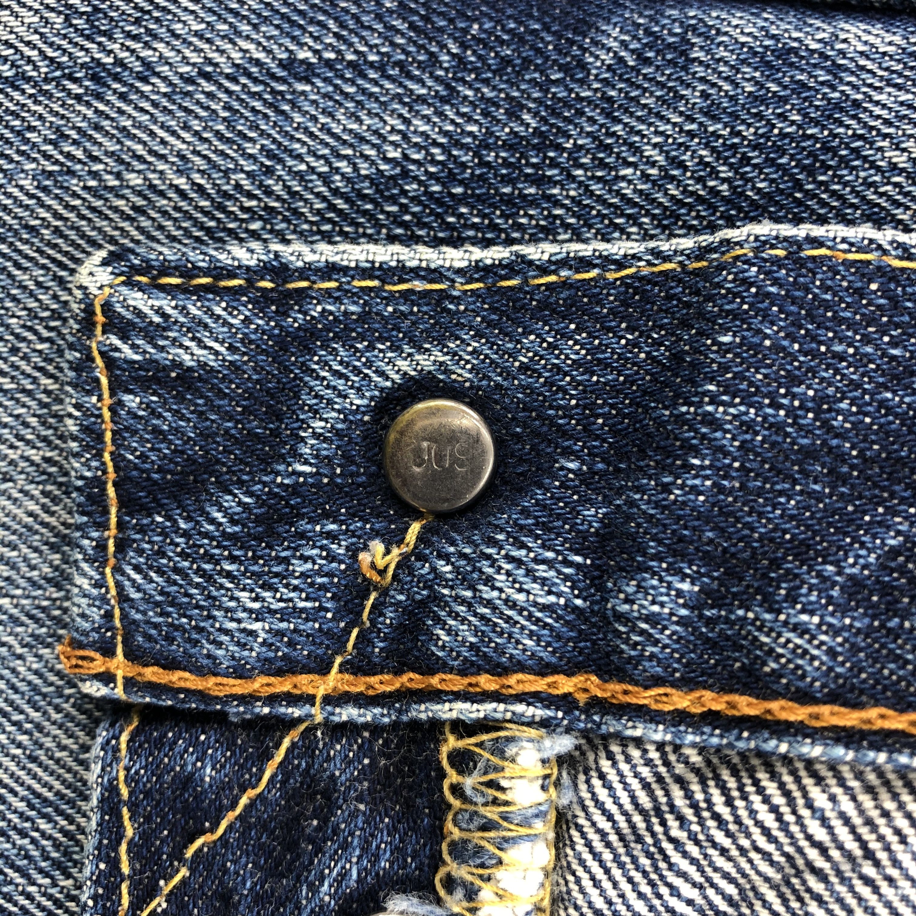 Levi's Vintage 90s Blue Wash Levis 501 Selvedge Jeans-J1722 Size US 30 / EU 46 - 13 Thumbnail