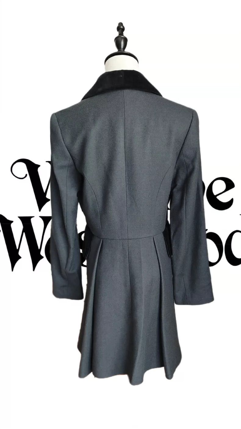 Vivienne Westwood Vivienne Westwood Silk velvet lined dark grey wool coat Size M / US 6-8 / IT 42-44 - 5 Thumbnail