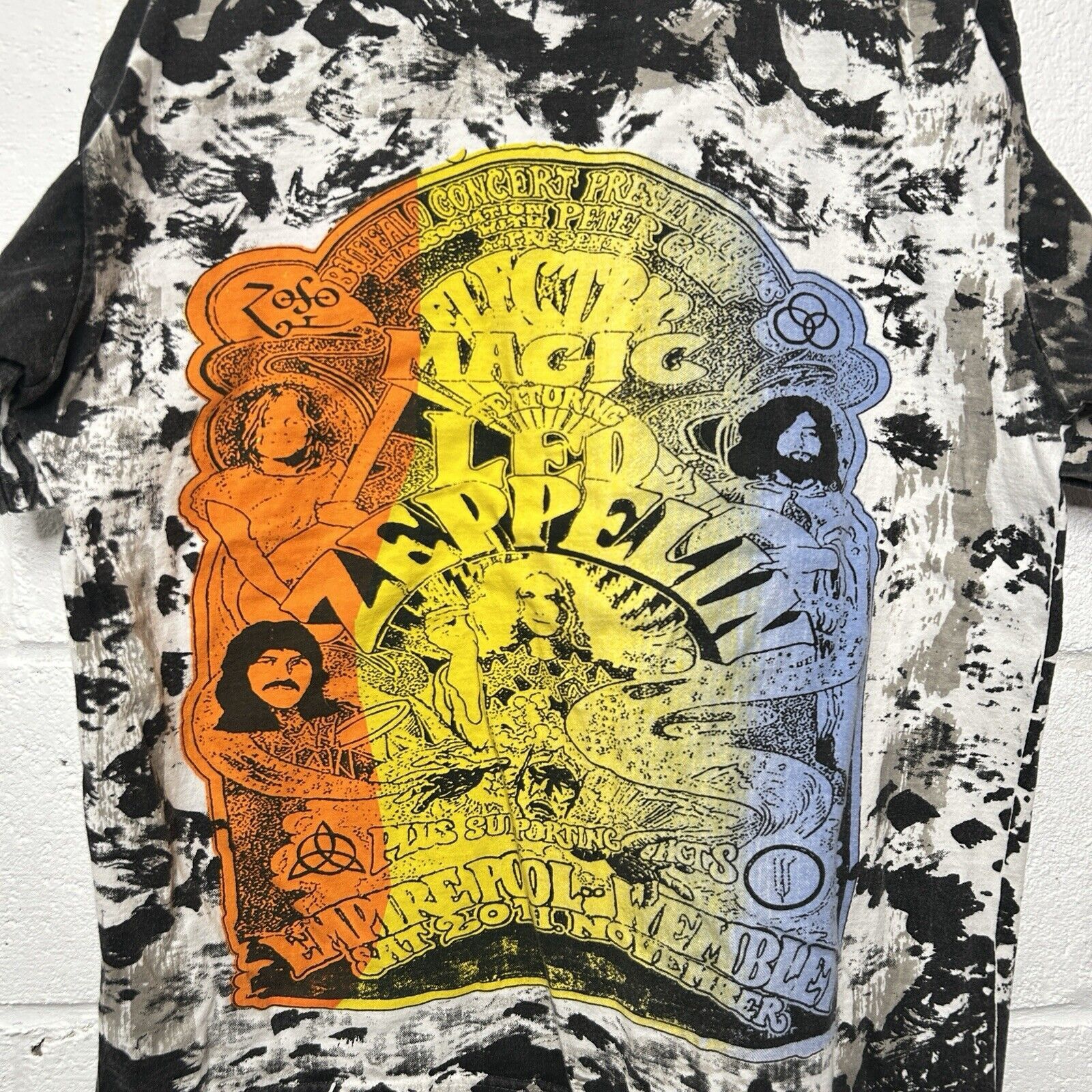 Vintage Mosquitohead Led Zeppelin Electric Magic Reprint AOP Tee Size US L / EU 52-54 / 3 - 4 Thumbnail