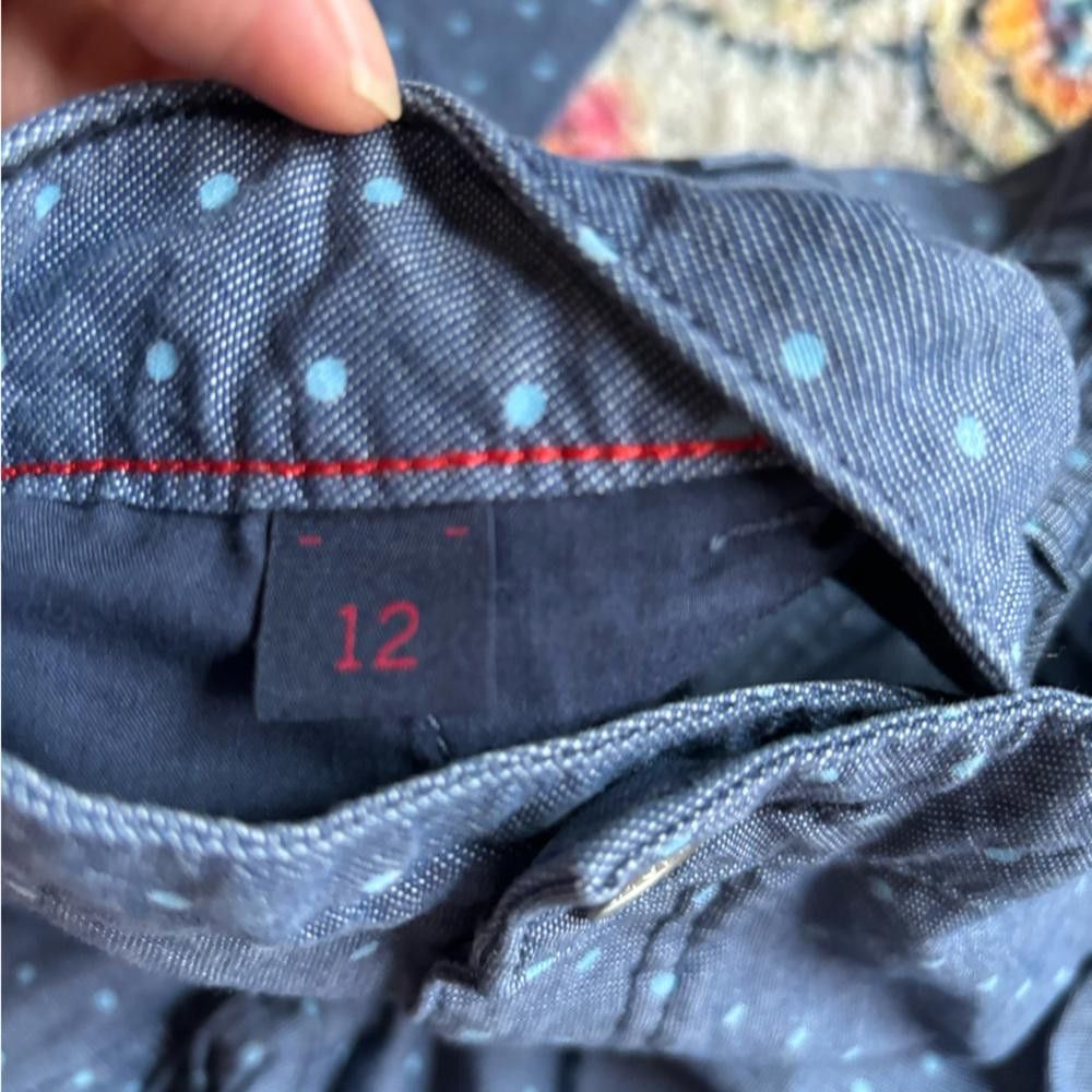 Tommy Hilfiger Tommy Hilfiger polka dots blue pants Size 34" / US 12 / IT 48 - 4 Thumbnail