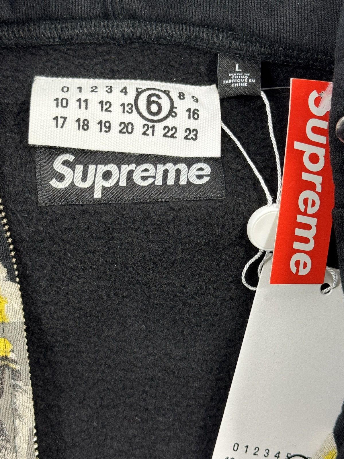Maison Margiela × Supreme MM6 EAGLE ZIP UP HOODIE AND SWEATPANTS Size US L / EU 52-54 / 3 - 14 Thumbnail