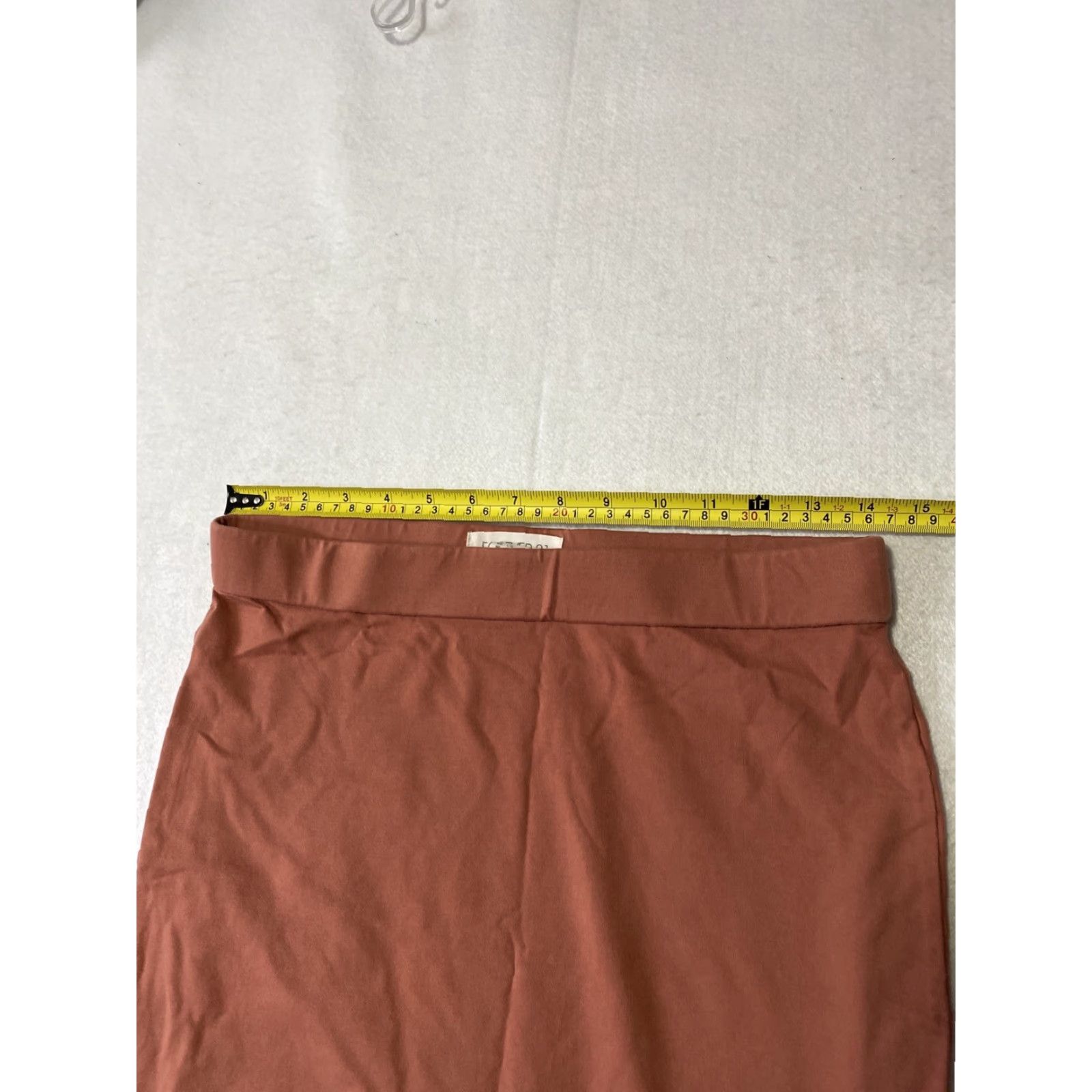 Forever 21 FOREVER 21 Women's Skirt Mini Short Elastic Waist Cider Rayon Mid Rise Pull On L Casual All Seasons Size 36" / US 14 / IT 50 - 5 Thumbnail
