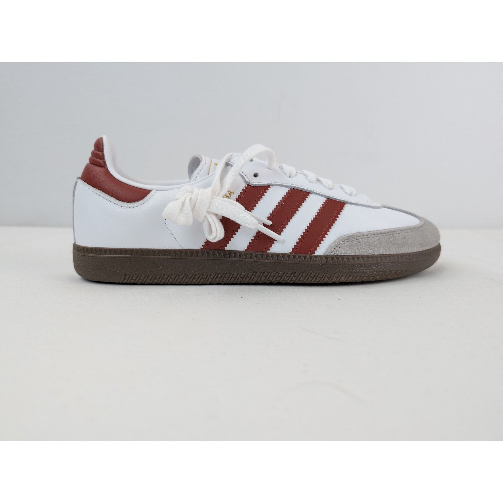 Adidas o1rshd1 Samba OG Sneaker in Footwear White / Preloved Ruby Size US 8.5 / EU 41-42 - 4 Thumbnail