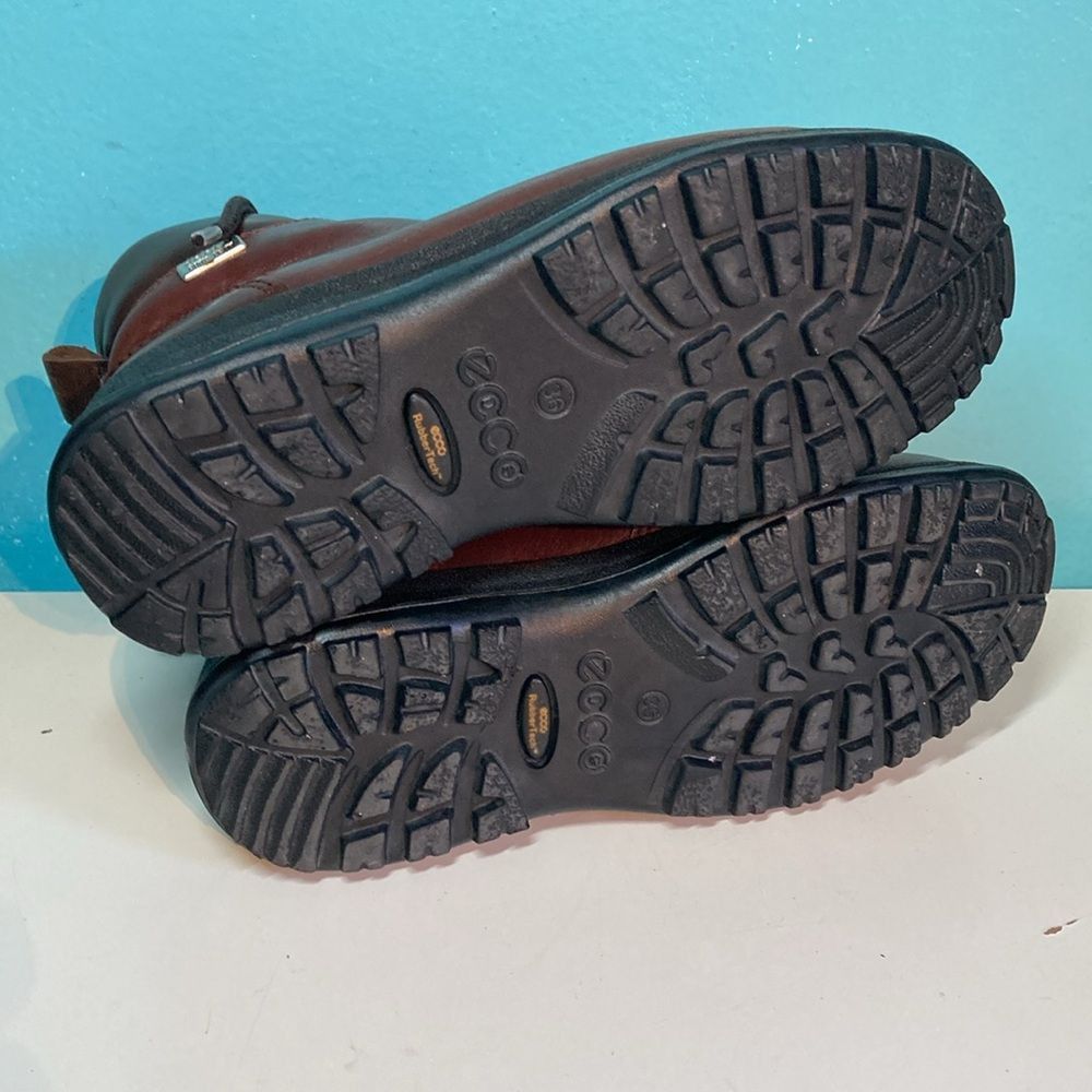 Ecco Ecco Womens Brown Leather Gore Tex Boots Size 36 US 5.5 Size US 5.5 / IT 35.5 - 11 Thumbnail