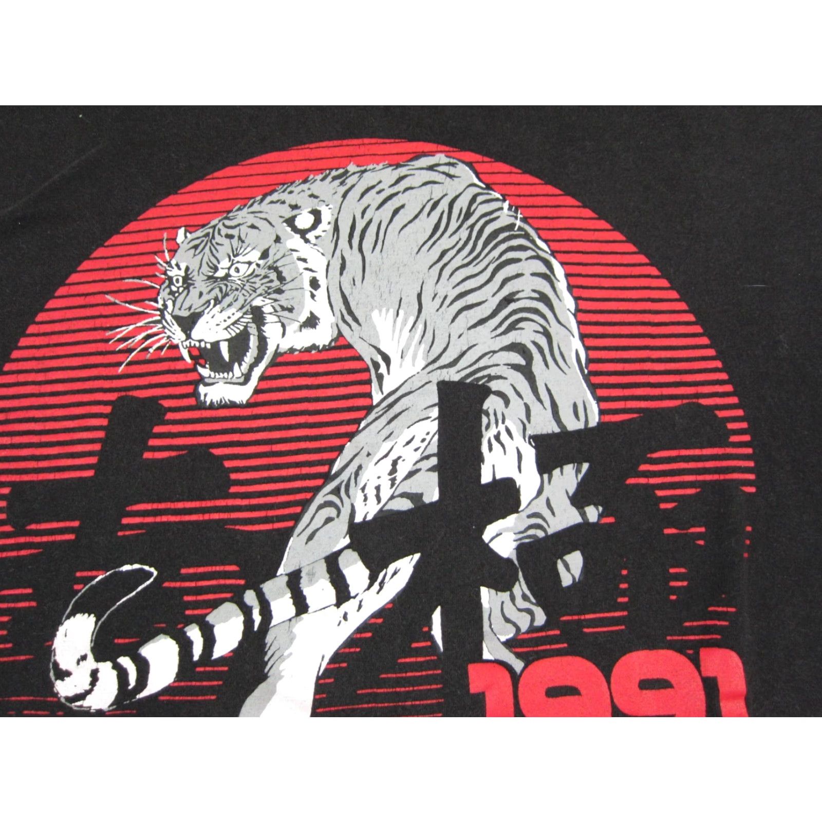 Southpole Southpole Shirt XL Black Mens T-Shirt USA Tiger Casual Heavyweight Cotton Short Sleeve Crew Neck Y2K USA Theme Logo Size US XL / EU 56 / 4 - 3 Thumbnail