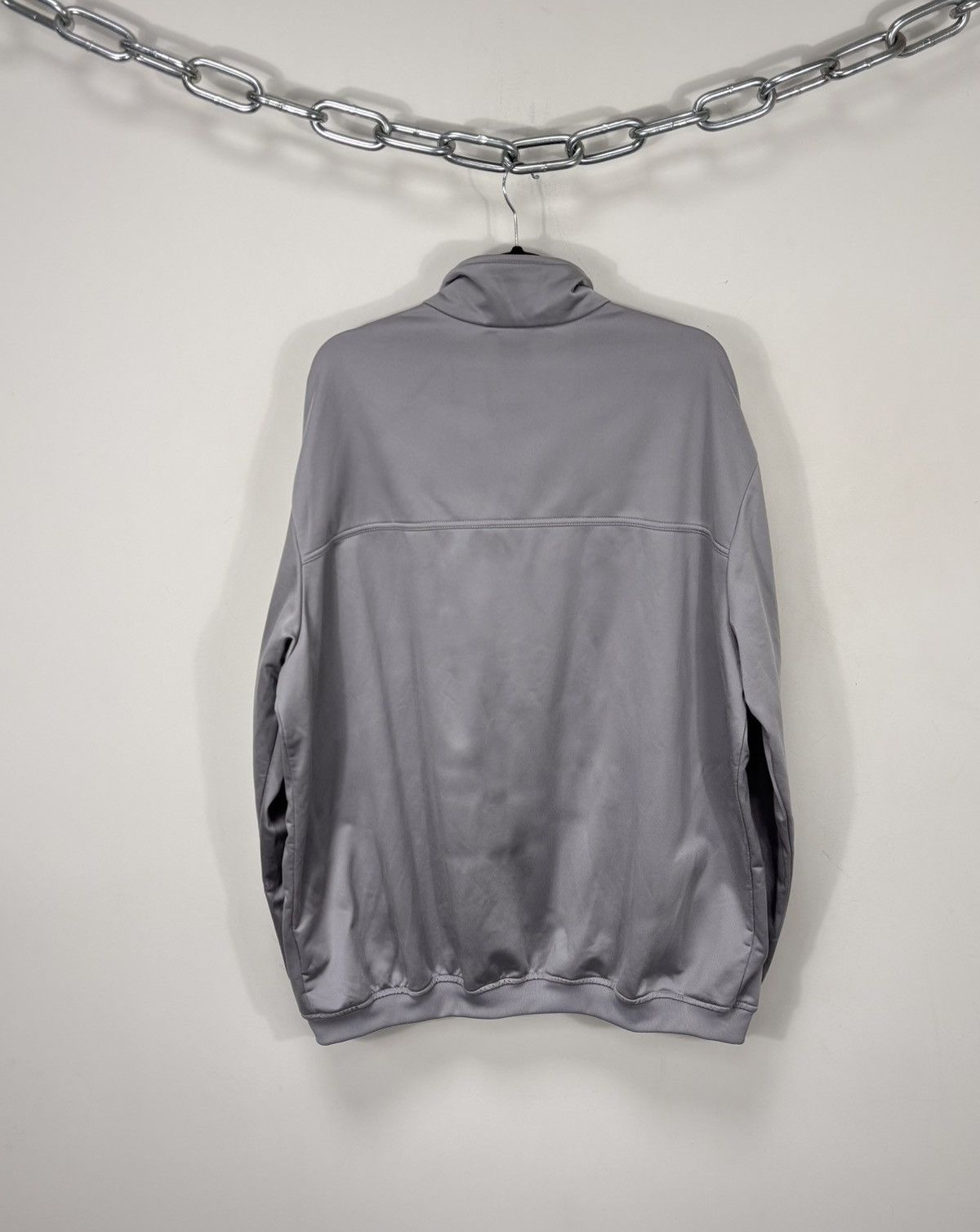 Nike Vintage 2000s Nike Y2K Gray Track Jacket Full Zip Retro Hype Size US XXL / EU 58 / 5 - 14 Thumbnail