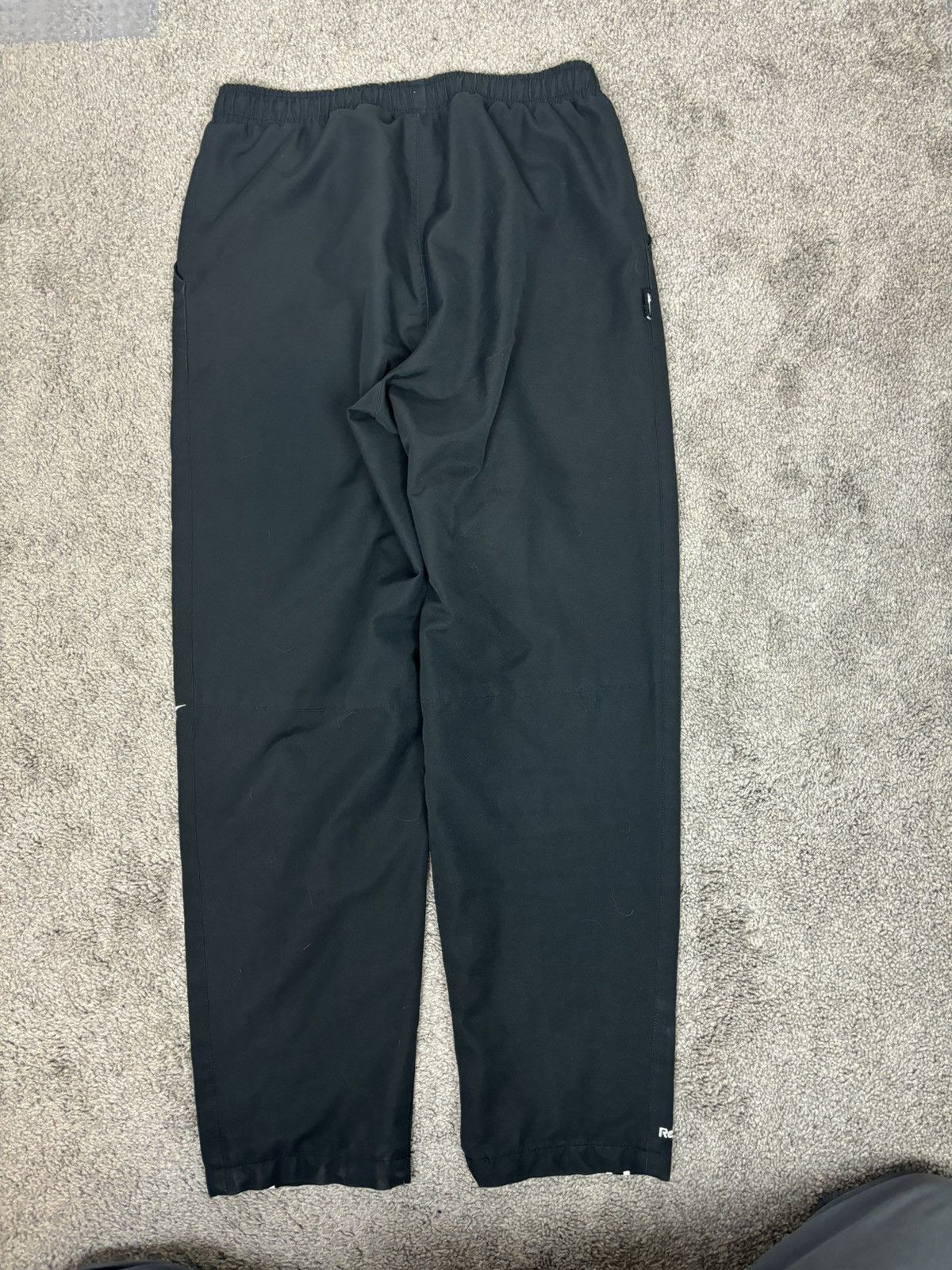 Reebok Y2k black with white striped net lined reebok track pants Size US 30 / EU 46 - 2 Thumbnail