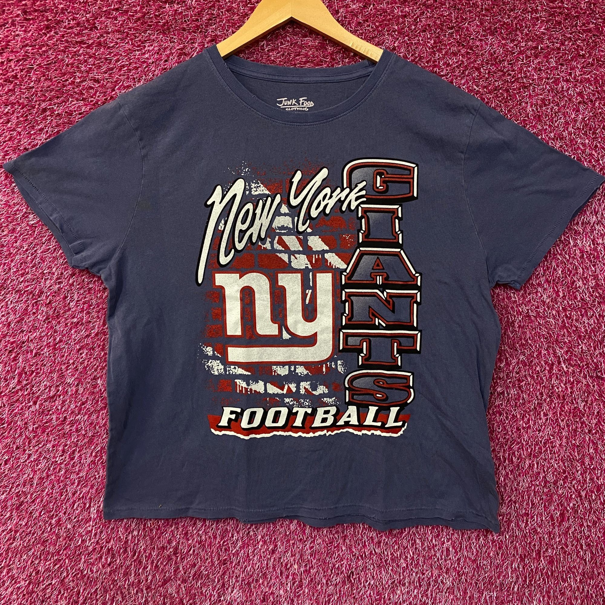 Junk Food Junk Food Clothing Women's NFL New York Giants Brick Retro T Size XL / US 12-14 / IT 48-50 - 1 Thumbnail