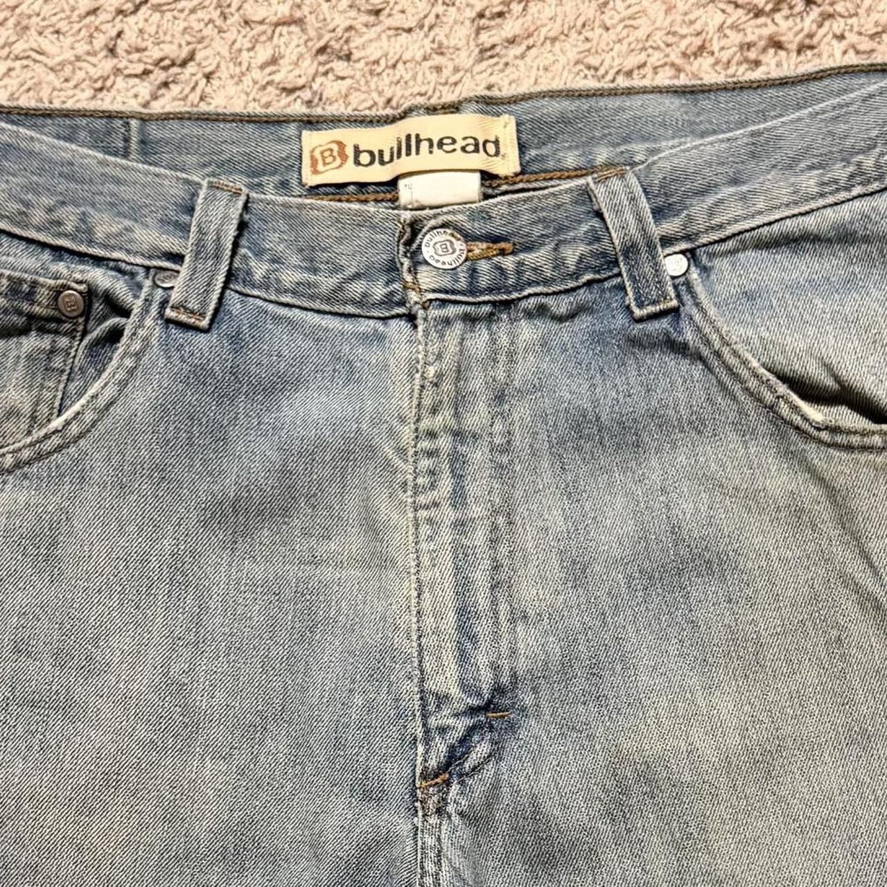 Bullhead Denim Co. Y2K Vintage Bullhead Wide Leg Baggy Streetwear Jeans 34" Size US 34 / EU 50 - 4 Thumbnail