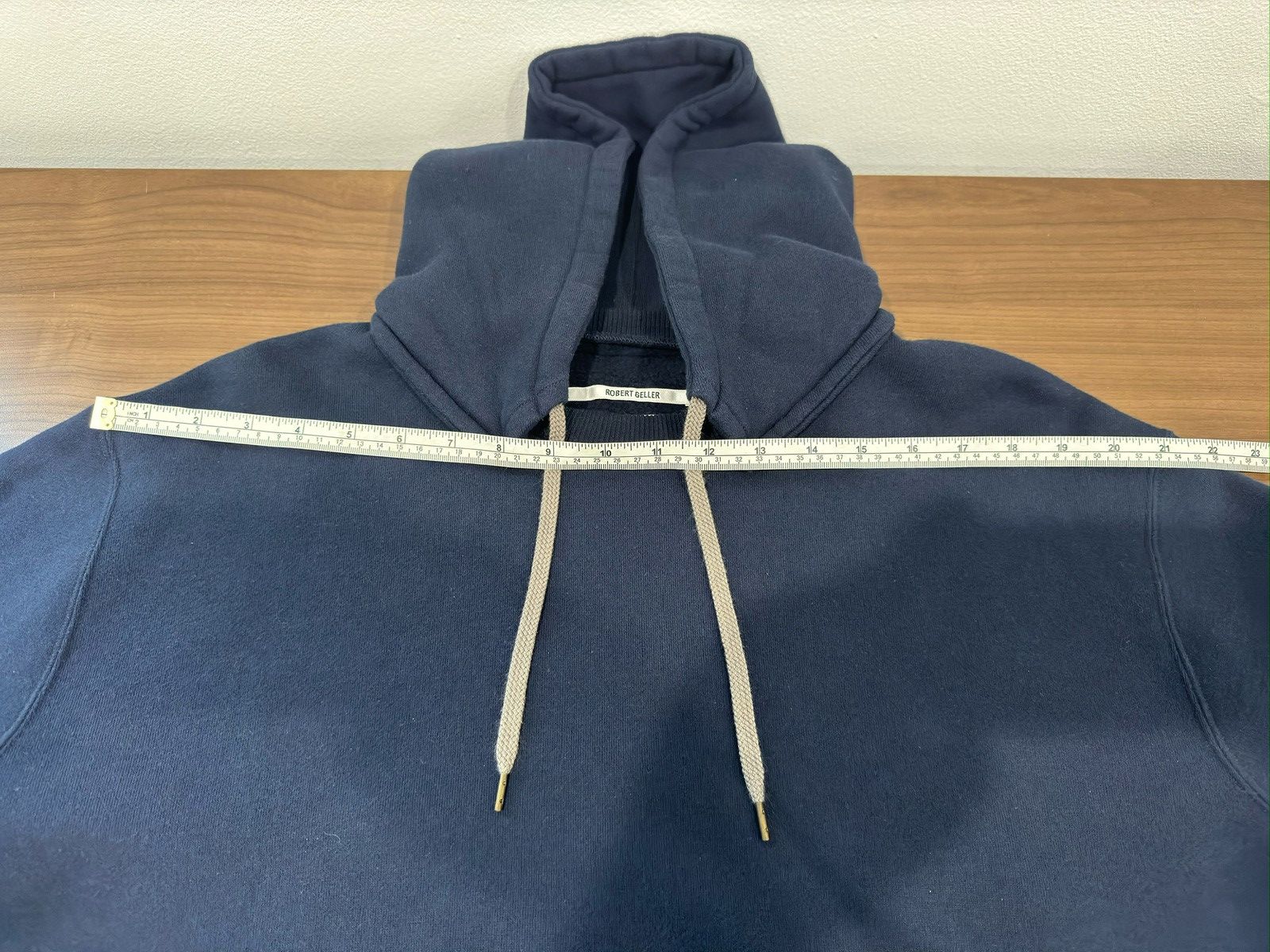 Robert Geller Navy Market Hoodie Size M Size US M / EU 48-50 / 2 - 2 Thumbnail