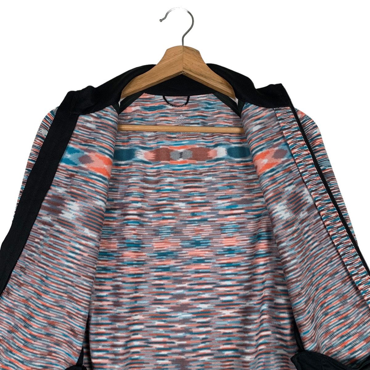 Adidas ADIDAS X MISSONI RUNNING HOODIE TRACK JACKET #0419-C19 Size US XS / EU 42 / 0 - 12 Thumbnail
