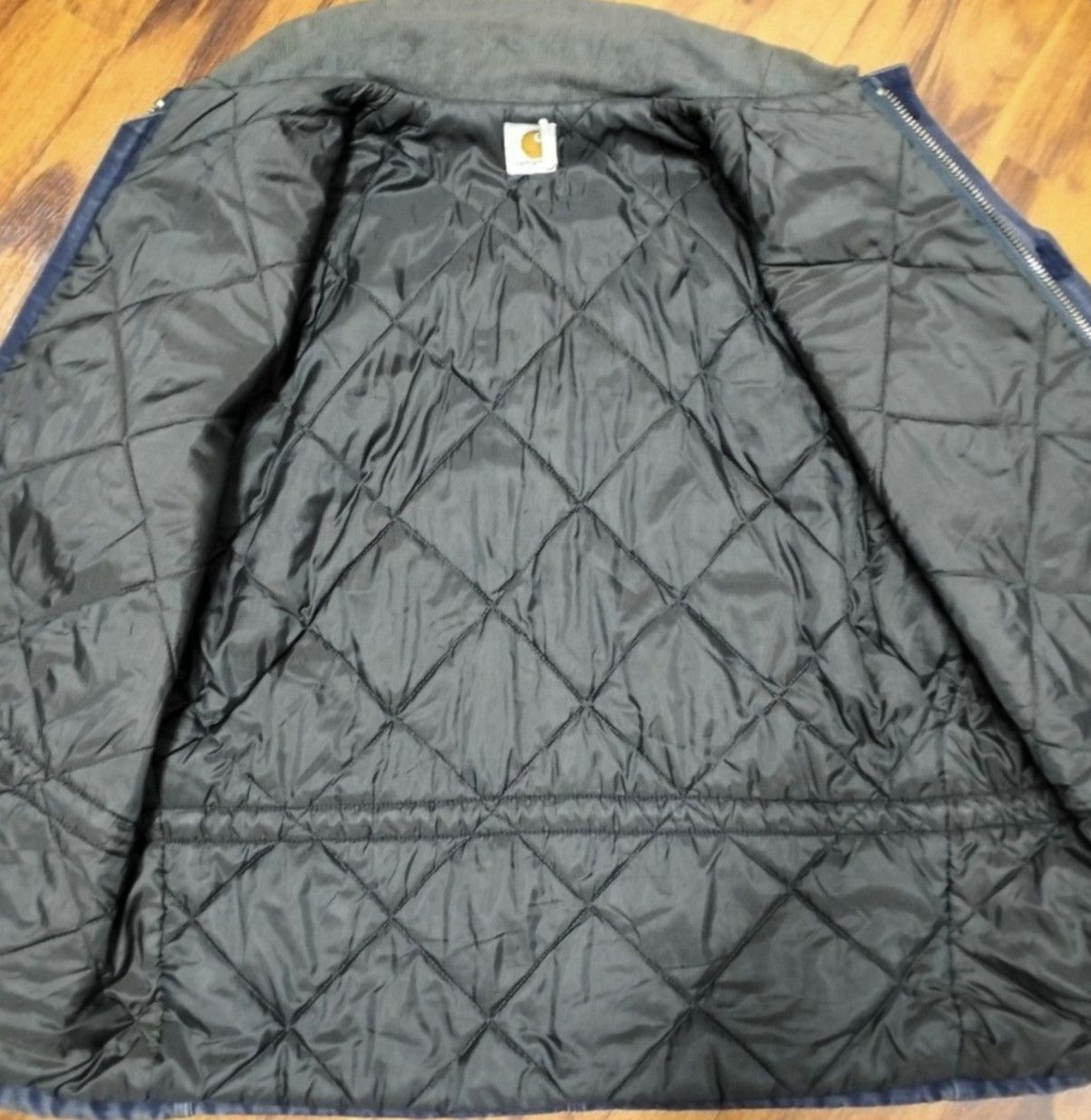 Carhartt (XXL) BEAUTIFUL FADED DARK BLUE Heavy Carhartt Jacket Size US XXL / EU 58 / 5 - 3 Thumbnail