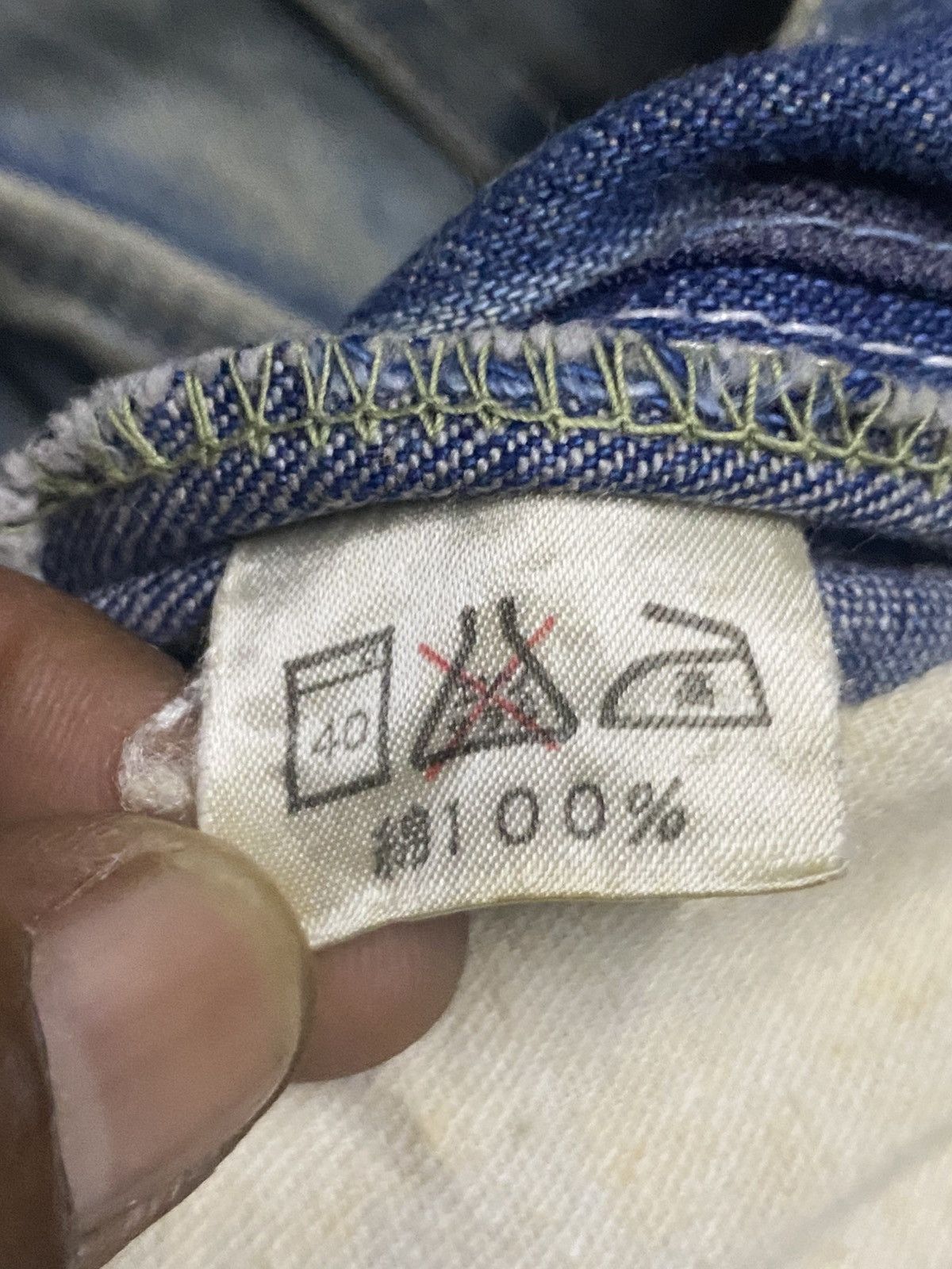Japanese Brand Vintage Japanese Brand Grunge Patch Carpenter Loose Jeans Size US 27 - 17 Thumbnail