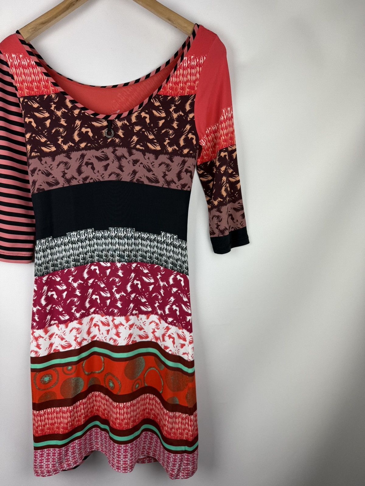 Designer Save The Queen Ladies Y2K Patterned Dress Size S Size S / US 4 / IT 40 - 17 Thumbnail