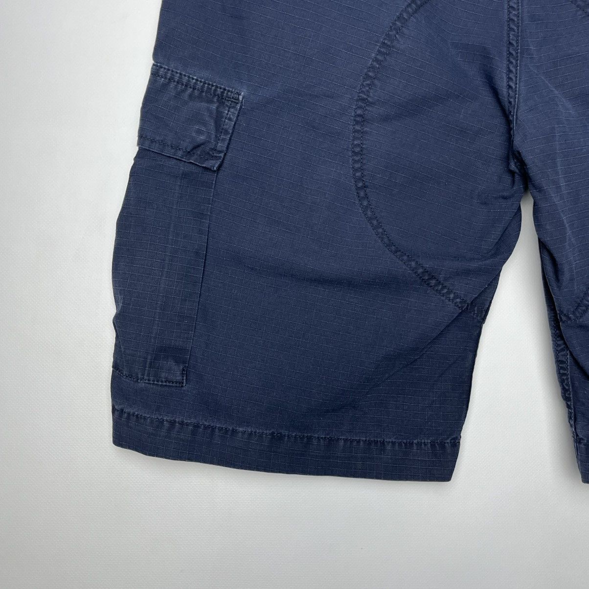 Carhartt Vintage Carhartt Regular Dark Blue Cargo Shorts Size US 33 - 4 Thumbnail