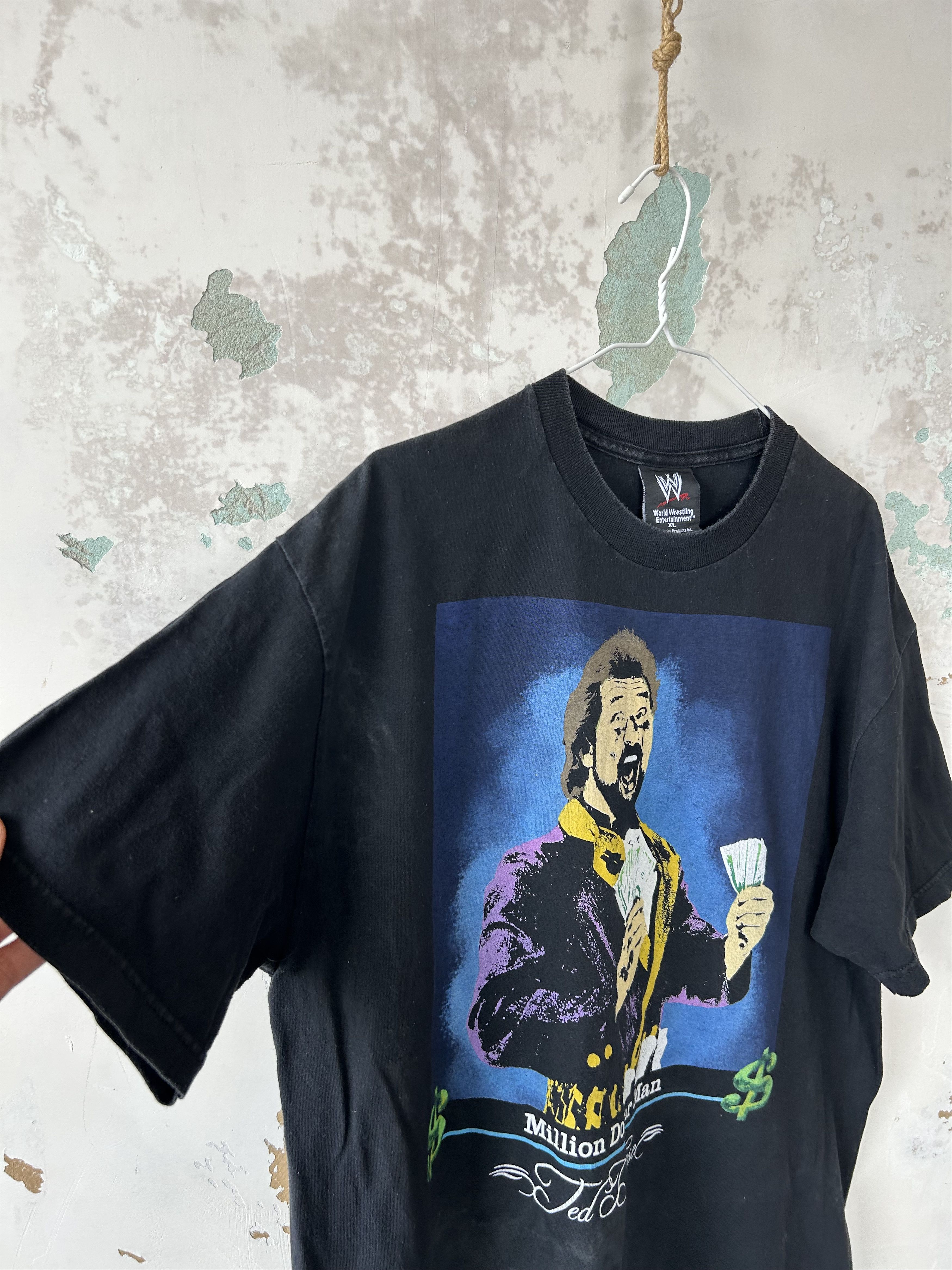 Vintage Vintage WWE Ted Dibiase Million Dollar Man T-shirt Size US XL / EU 56 / 4 - 4 Thumbnail