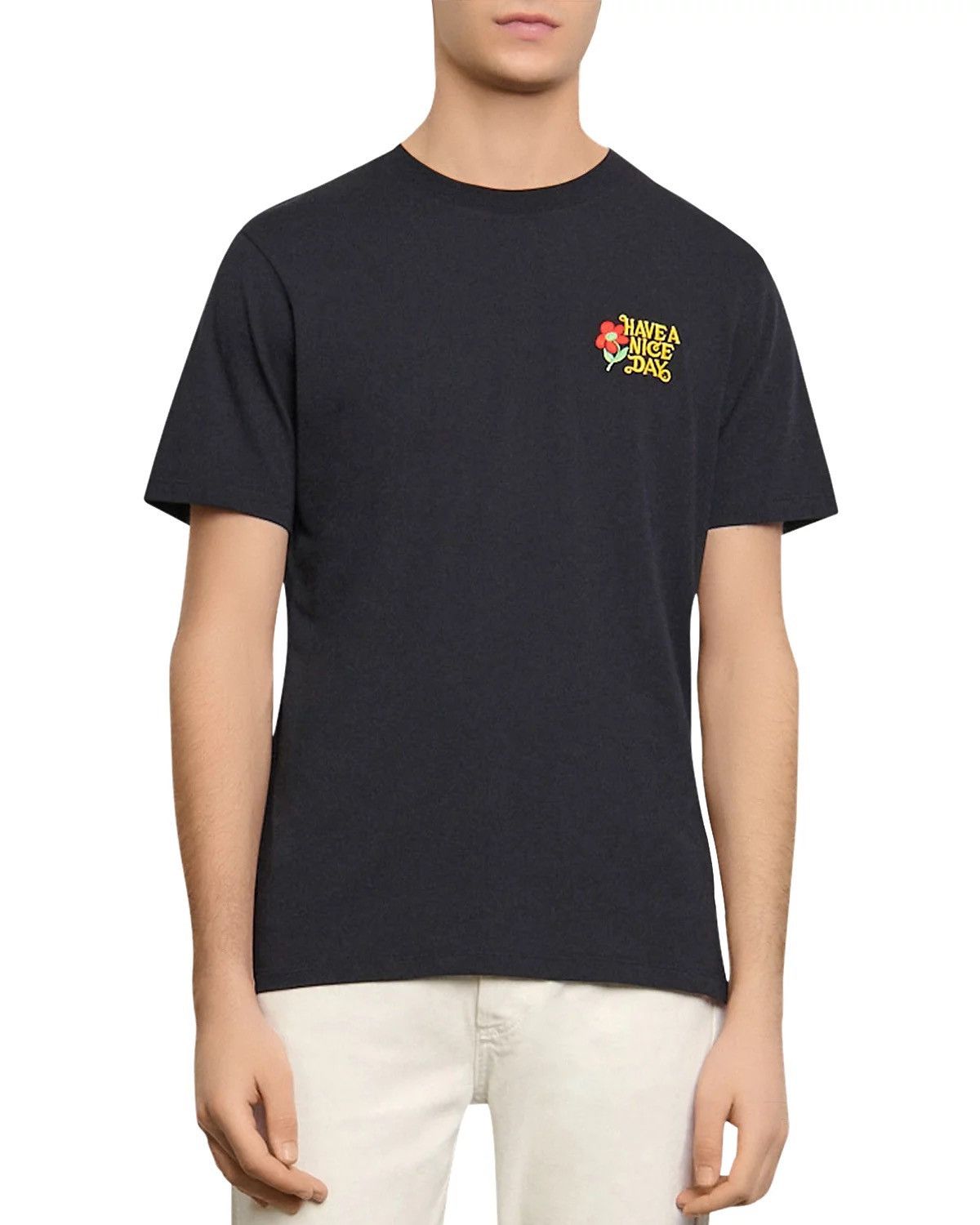 Sandro Sandro Paris Have A Nice Day Shirt Size US XL / EU 56 / 4 - 13 Thumbnail
