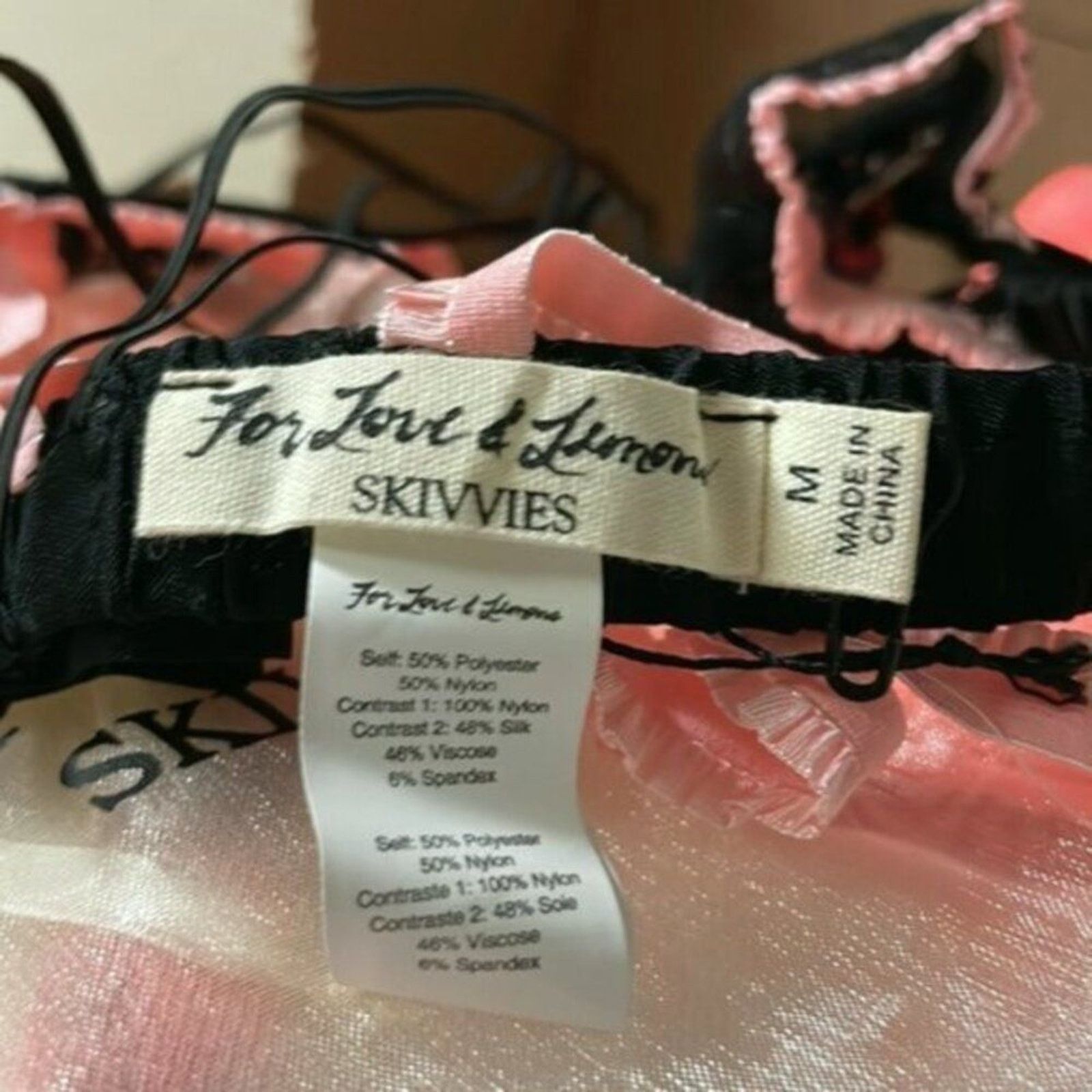For Love & Lemons For Love and Lemons Azalea Embroidery Bralette M Size ONE SIZE - 5 Thumbnail