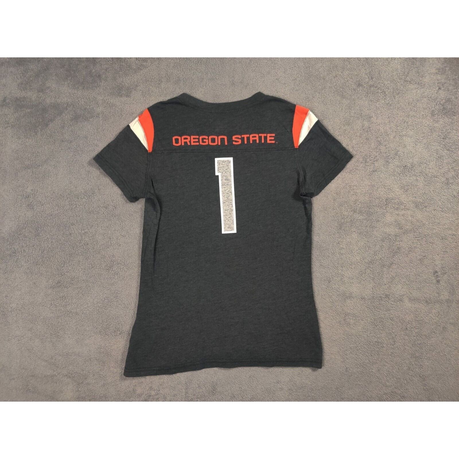 Nike Oregon State Shirt Adult Womens Medium Gray Orange Ducks Size M / US 6-8 / IT 42-44 - 6 Thumbnail