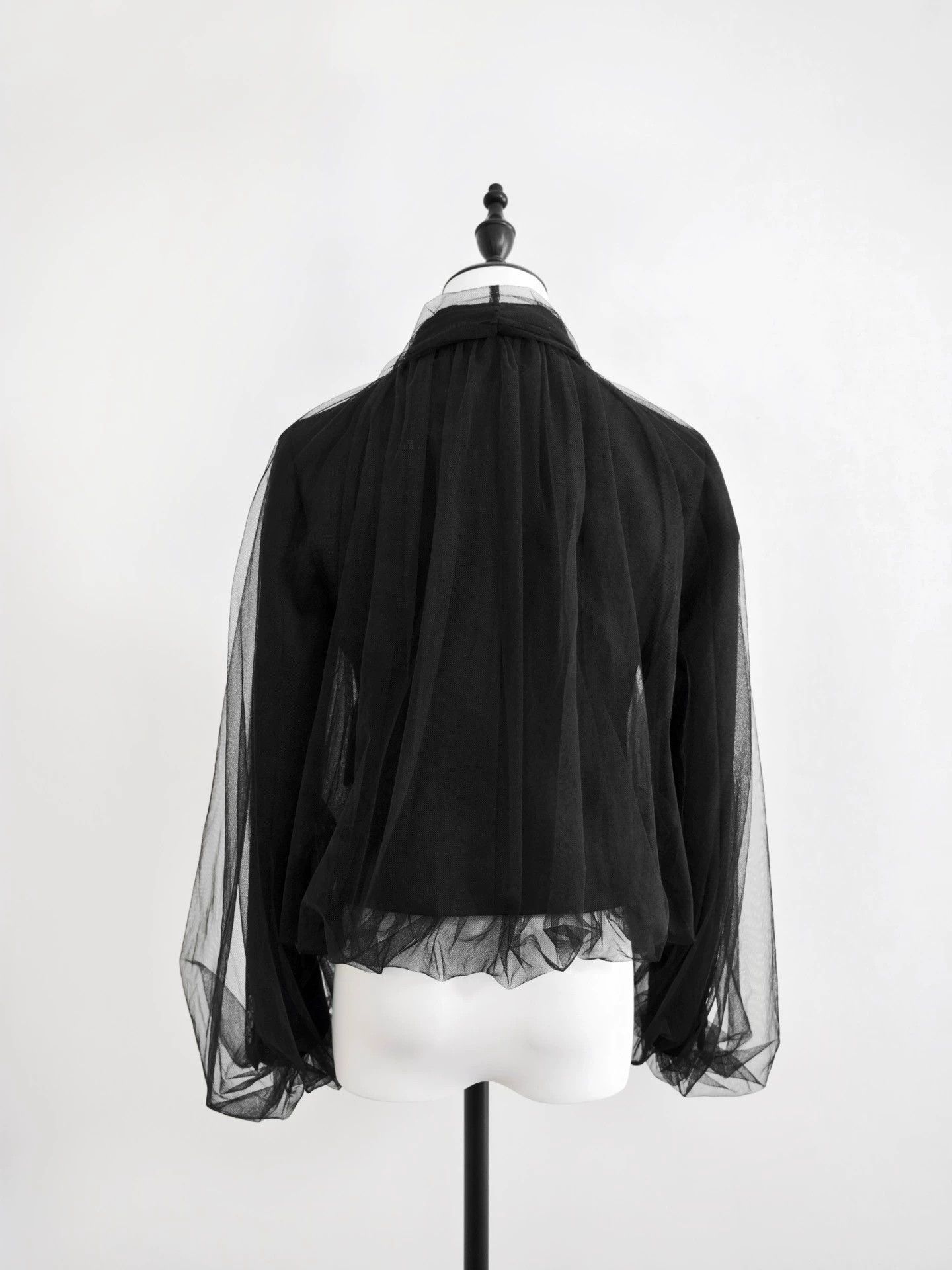 Noir Kei Ninomiya Noir Kei Ninomiya 18AW Puff Tulle Wool Suit Jacket Size S / US 4 / IT 40 - 7 Thumbnail