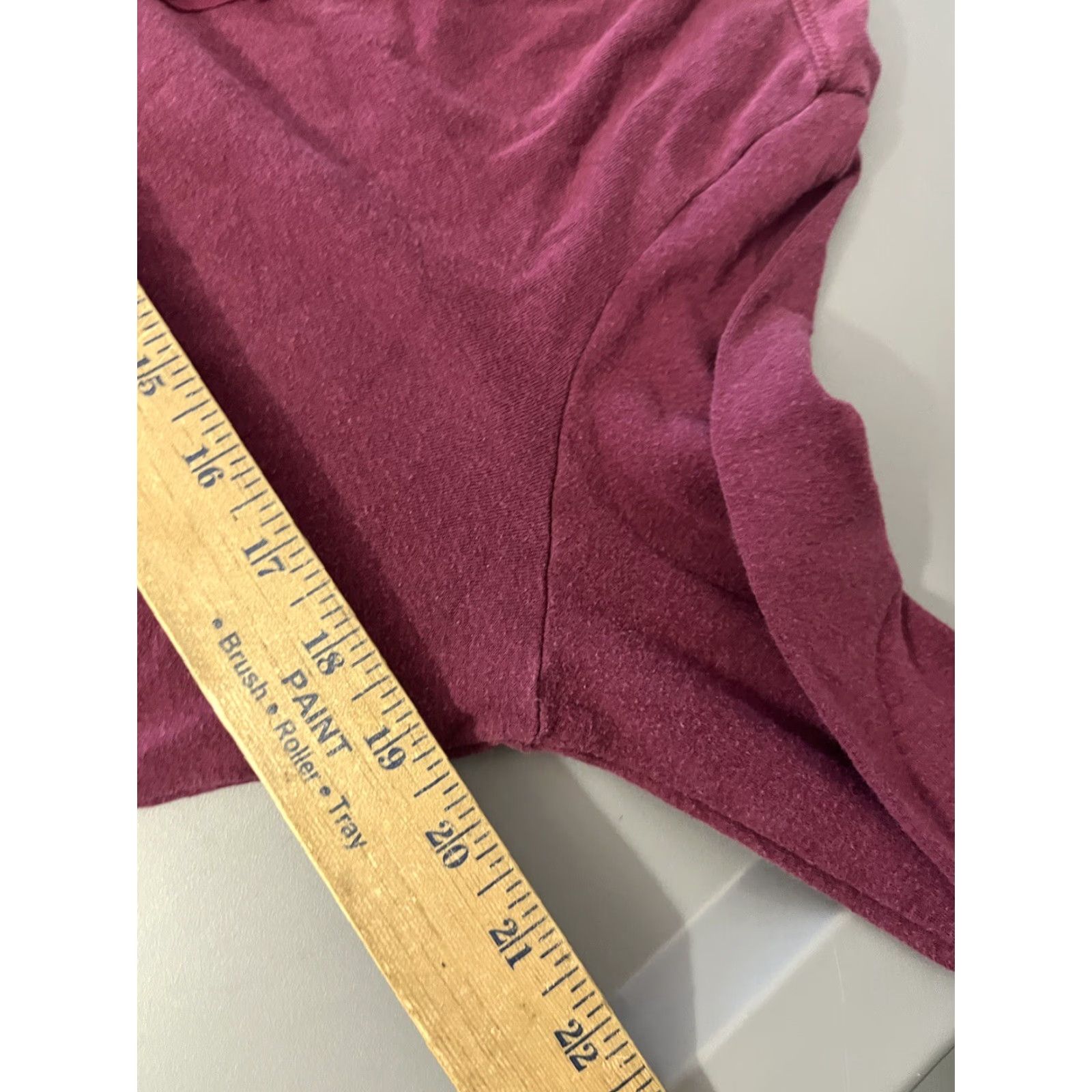 Eddie Bauer Eddie Bauer Active Sweatshirt Womens Size XL Maroon V-Neck Long Sleeve Size XL / US 12-14 / IT 48-50 - 5 Thumbnail