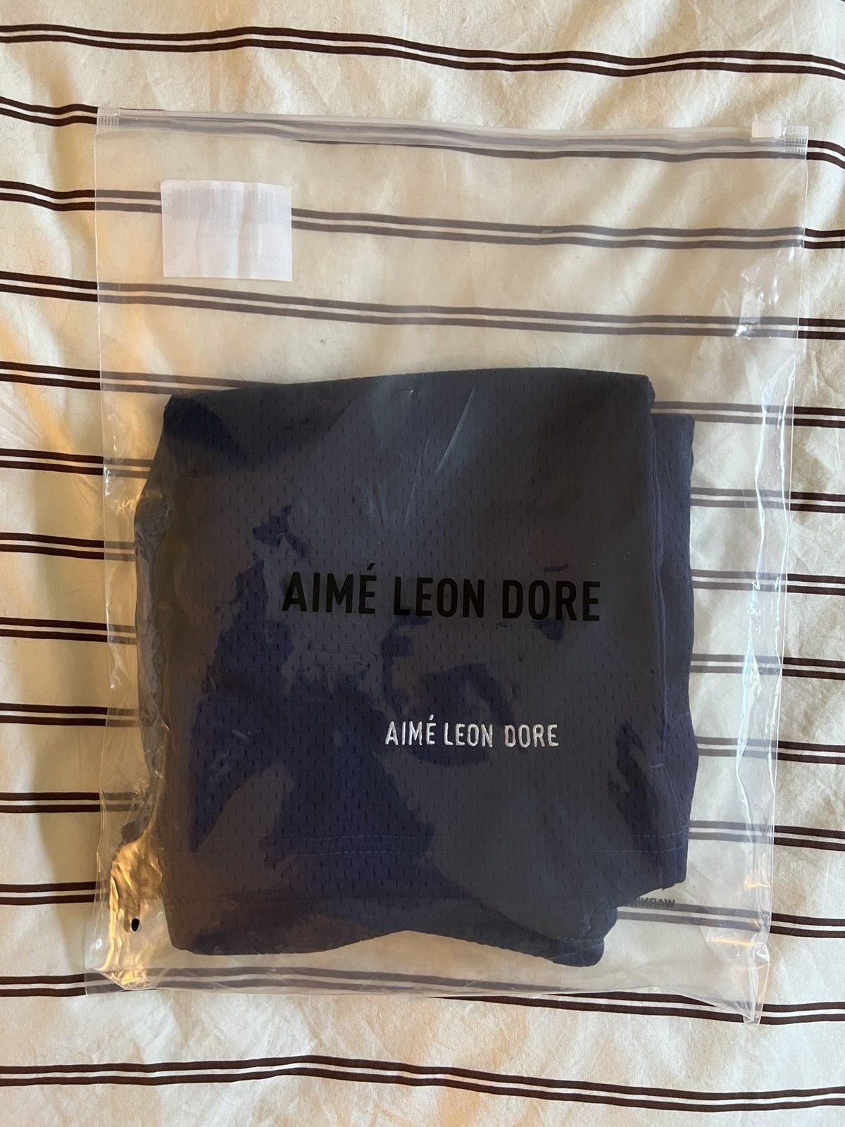 Aime Leon Dore Aime Leon Dore Logo Gym Short Evening Blue - Small Size US 29 - 1 Thumbnail