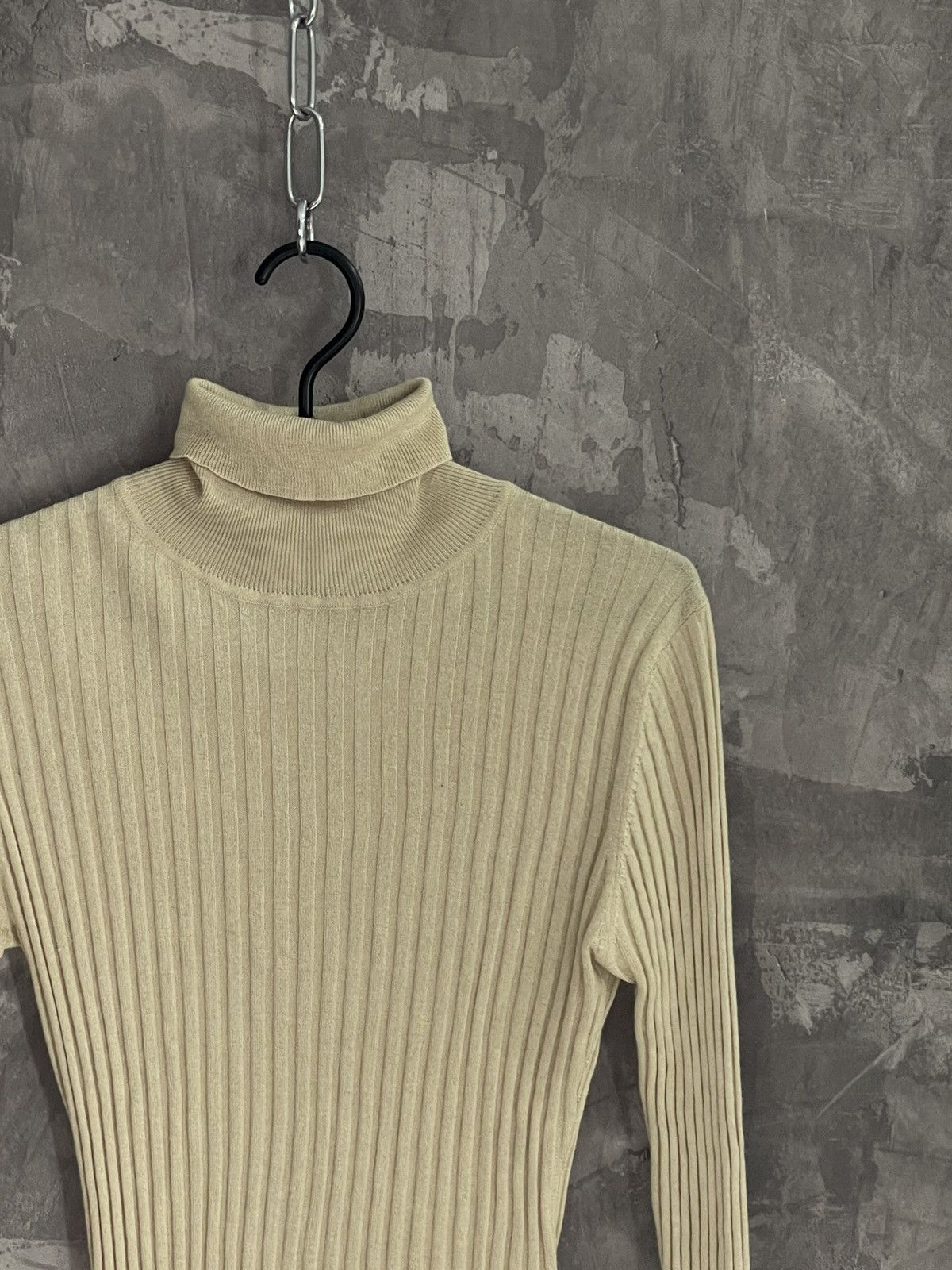 20471120 × If Six Was Nine × Japanese Brand Vintage Diesel Style Avant Garde Slim Ribbed Knit Sweater Size S / US 4 / IT 40 - 4 Thumbnail
