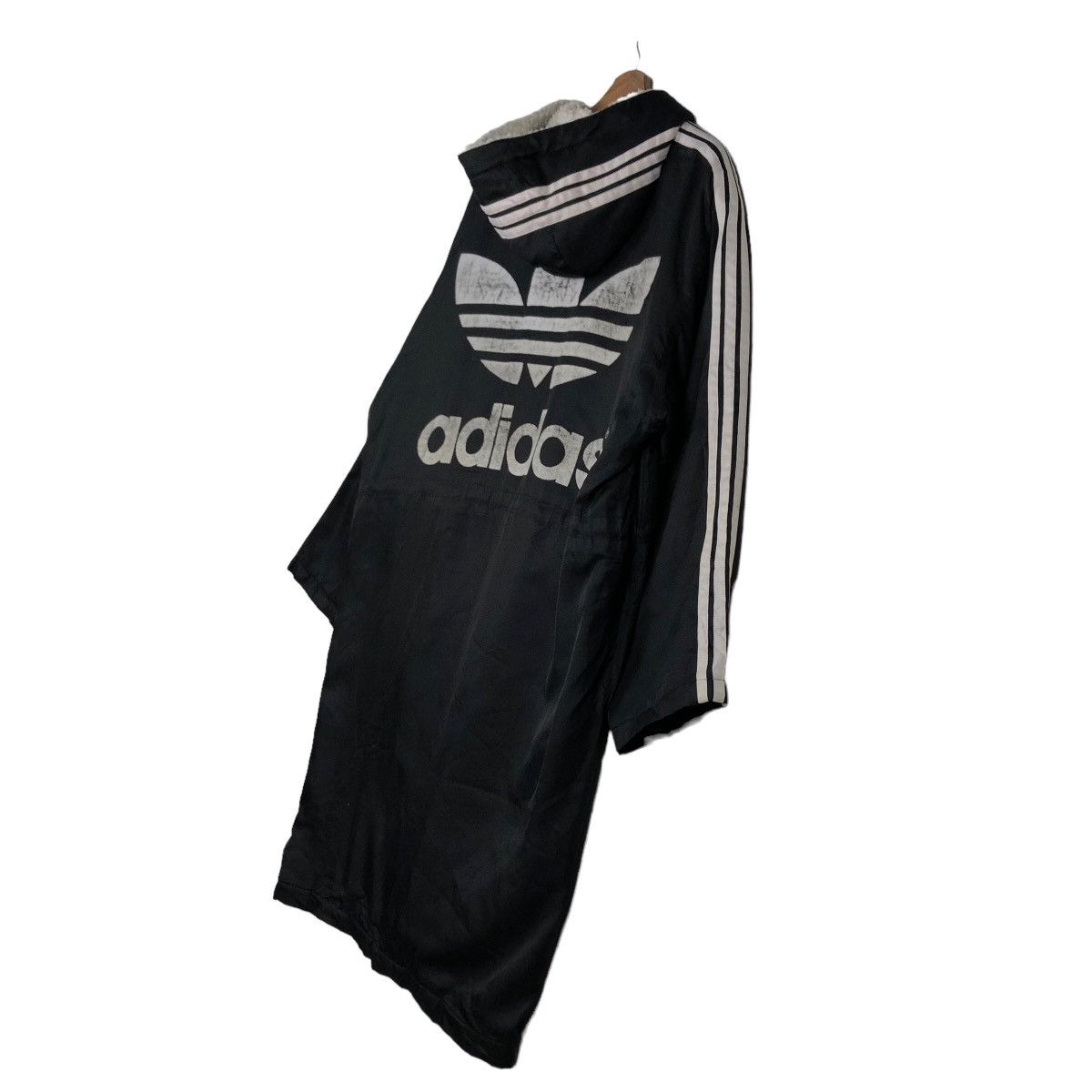 Adidas 🔥Vintage Long Jacket Coach Adidas Big Logo Training Wear Size US L / EU 52-54 / 3 - 10 Thumbnail