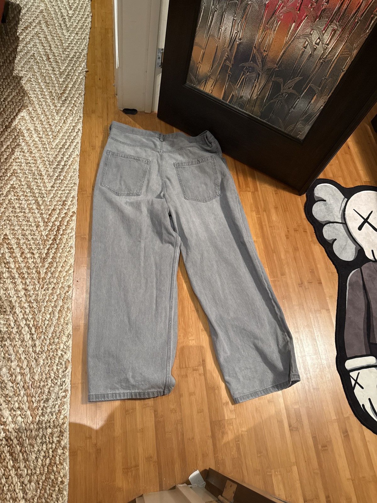 Other Vintage grey baggy jeans size 38 - fits like 36 Size US 38 / EU 54 - 1 Thumbnail
