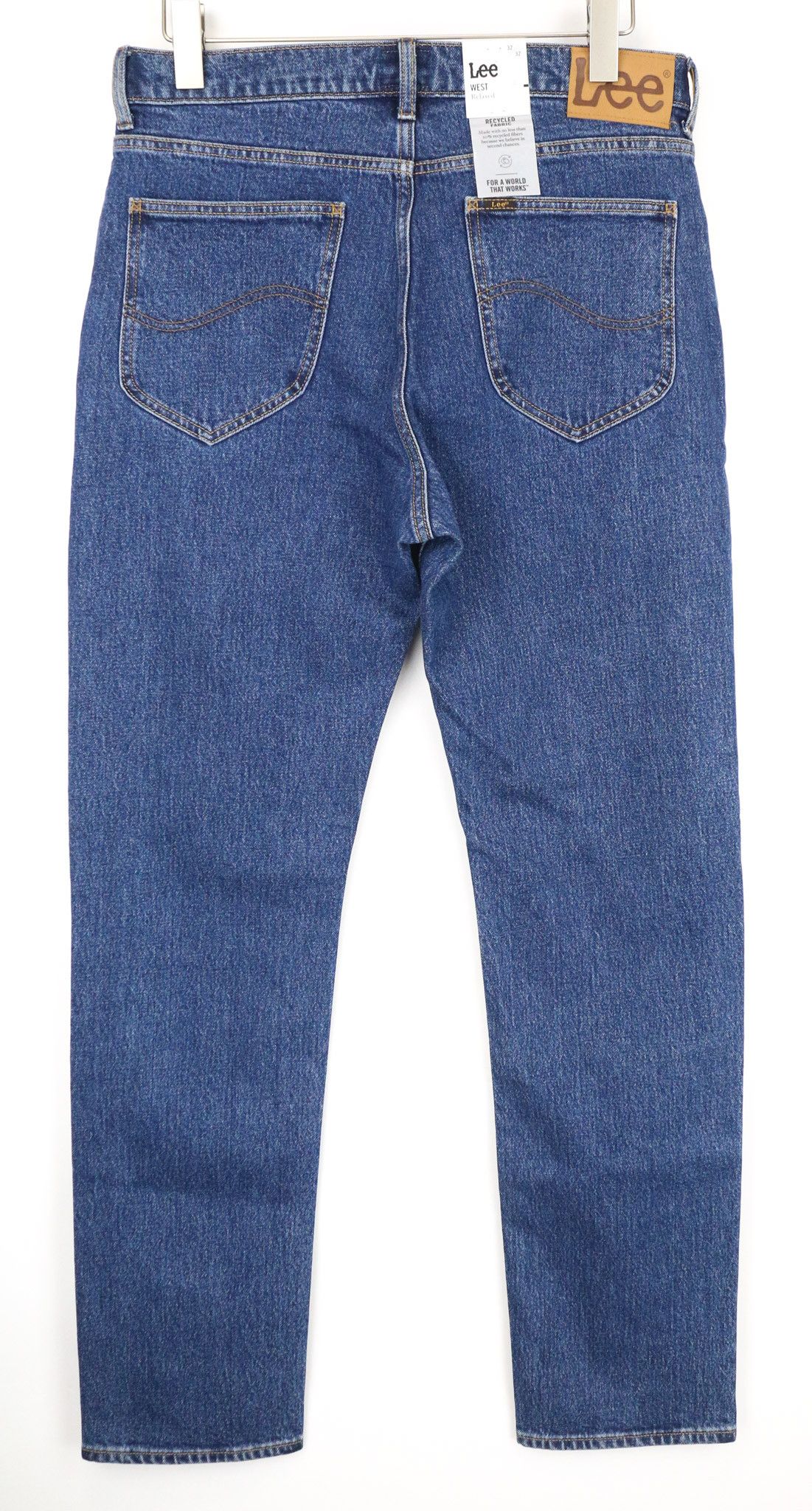 Lee WEST W32/L32 Blue Stretch Denim Jeans 74430 Size US 32 / EU 48 - 2 Thumbnail